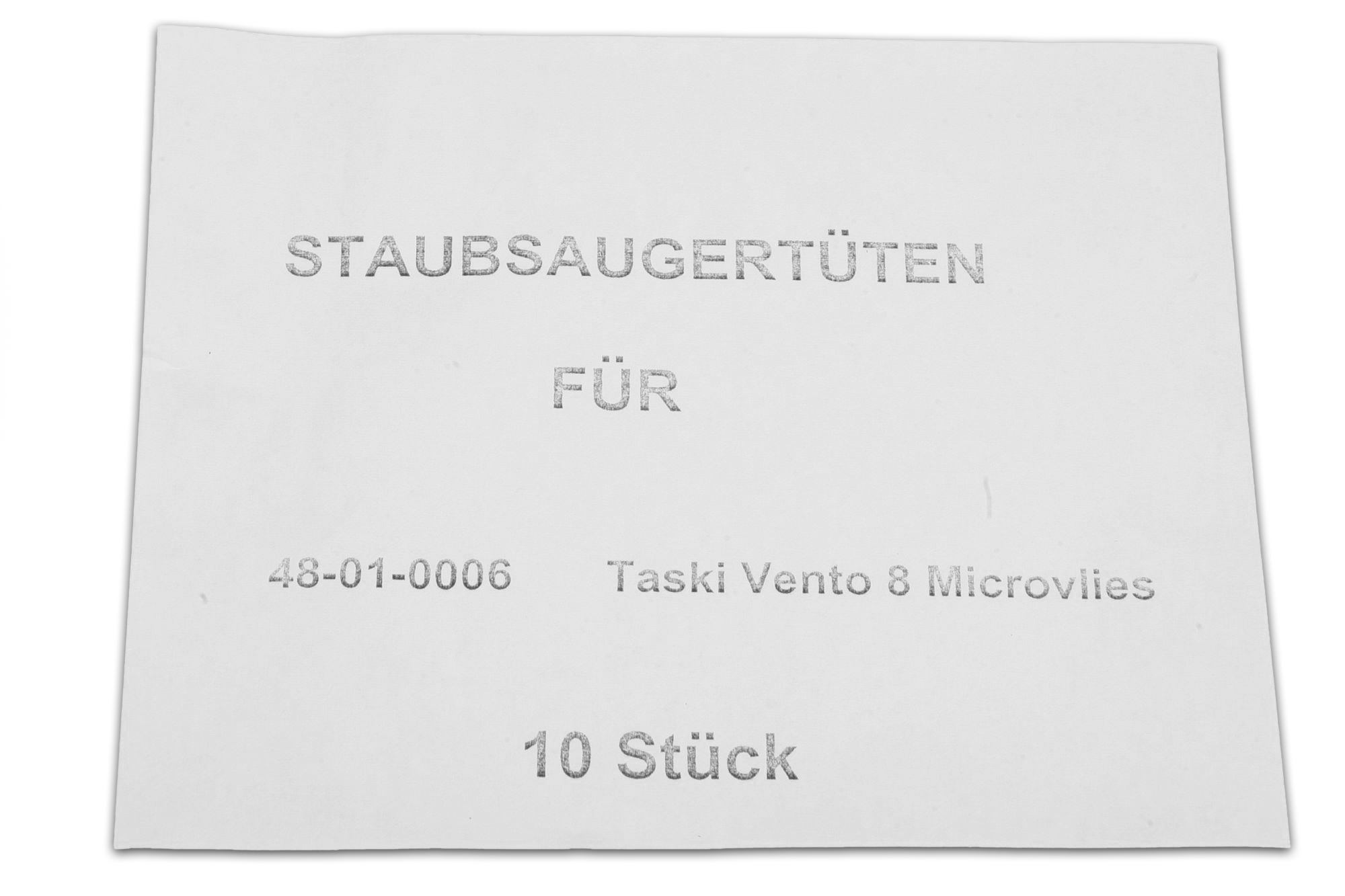 10 Staubsaugerbeutel passend für Taski Vento 8 MicroVlies