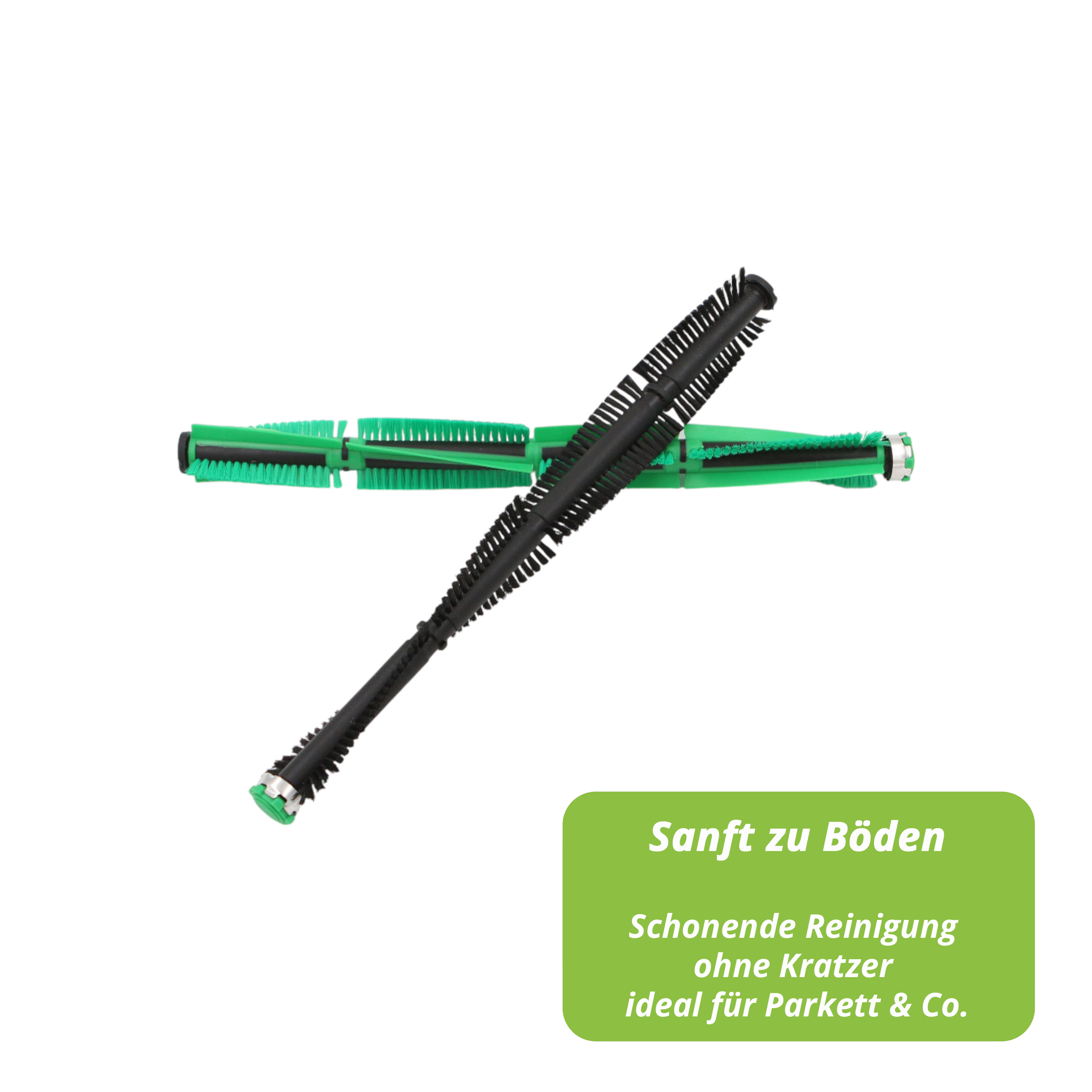 Rundbürsten-Set für Vorwerk Kobold EB400, Rundbürste und Tierhaarbürste
