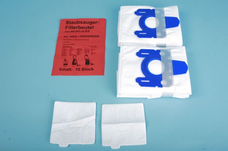 10 hochwertige Allergiker Staubsaugerbeutel für AEG Gr. 28 Ersatz für Swirl A07
