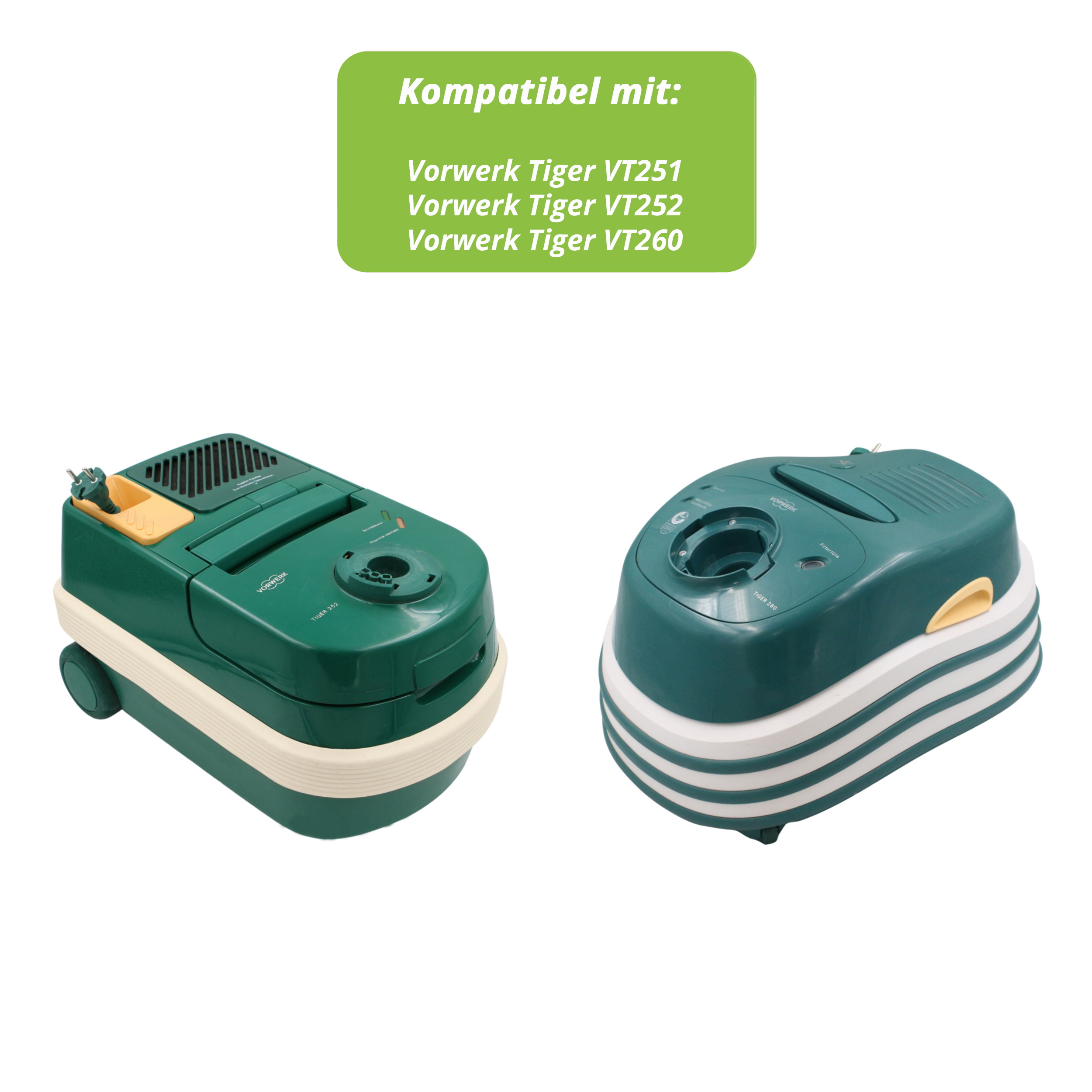 Hochwertiger Filter Aktivfilter Aktivkohlefilter für Vorwerk Tiger 251 252 260