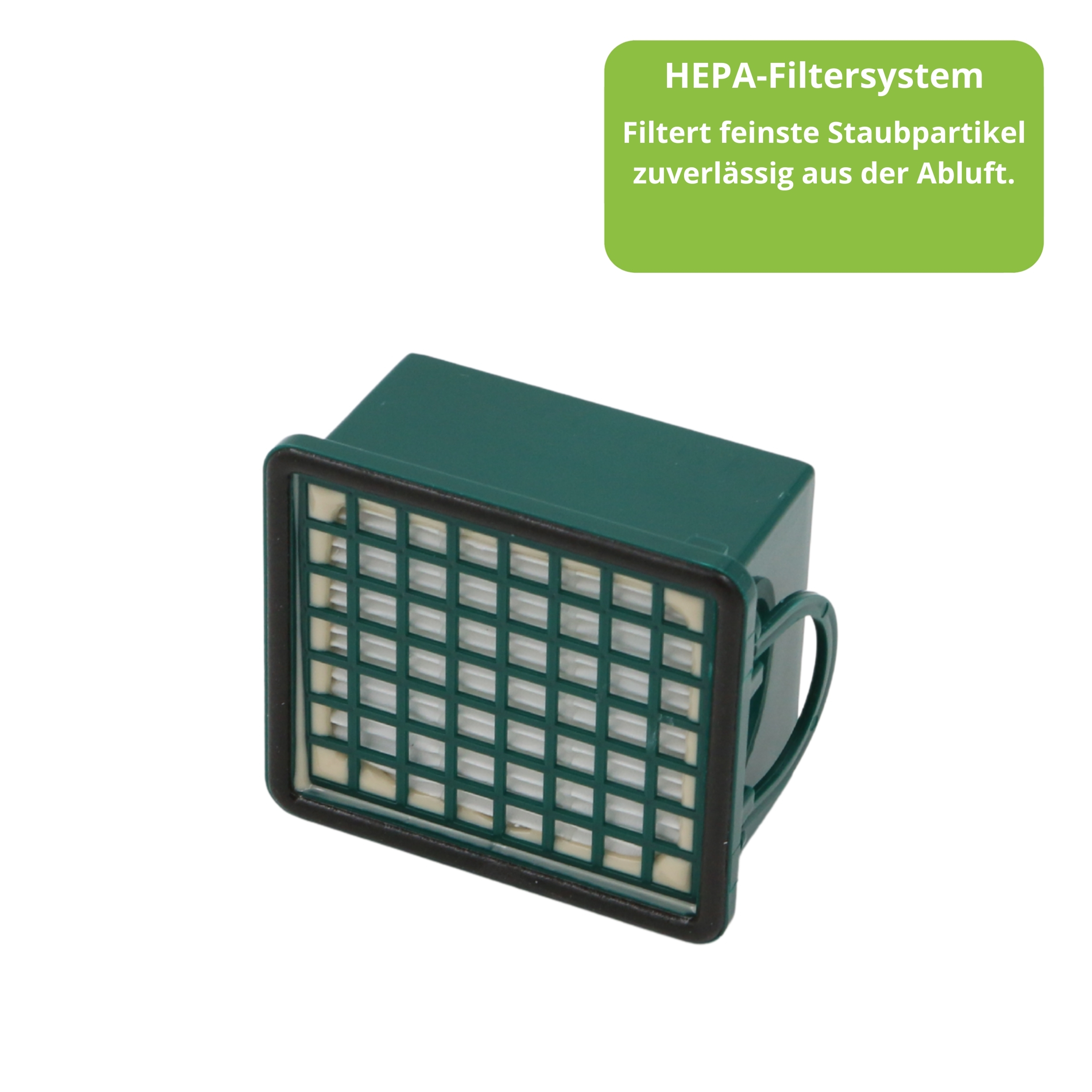 1 Aktivfiltersystem HEPA-Filter geeignet für Vorwerk Kobold 130/131