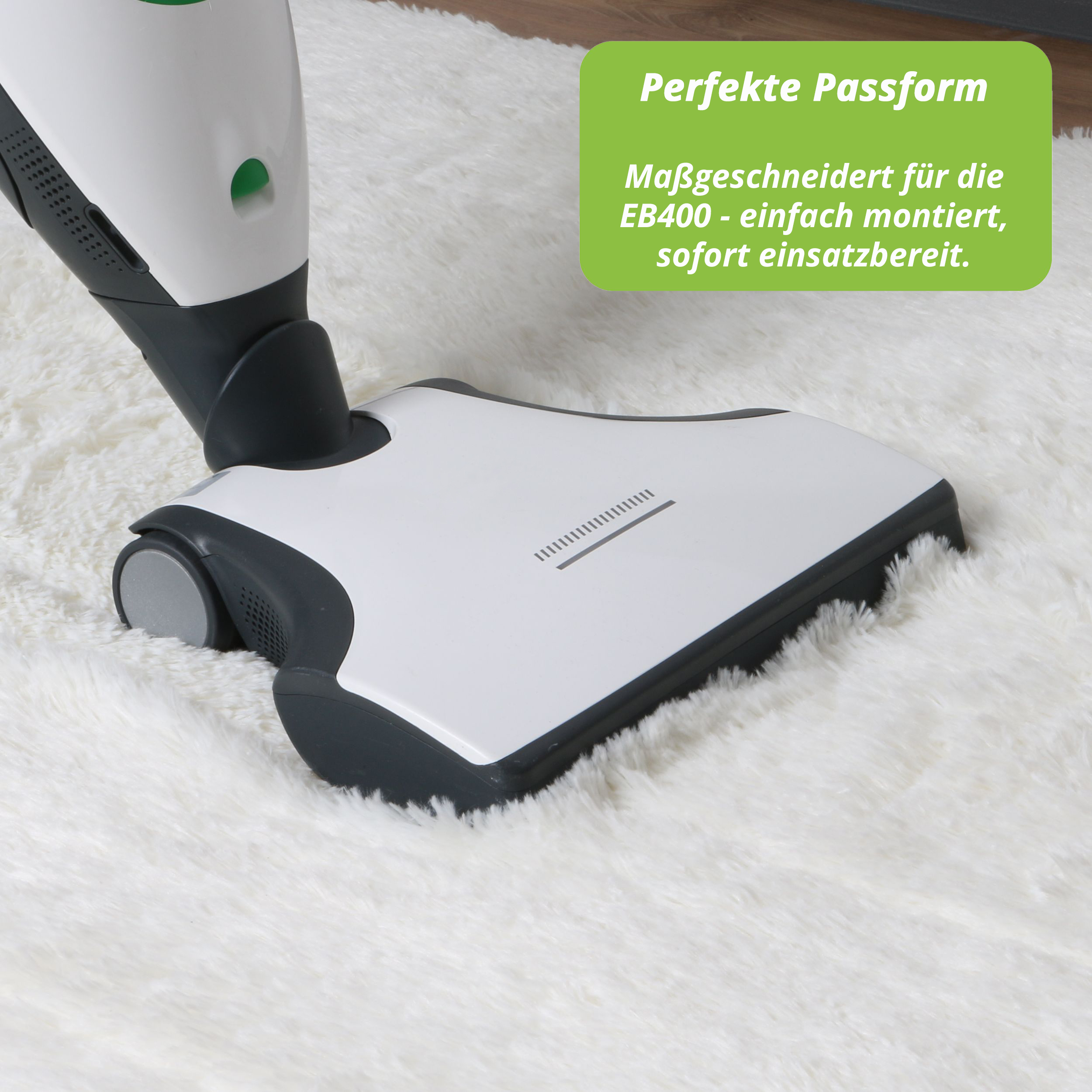 Premium Tierhaarbürste, Rundbürste, Walze für Vorwerk Elektrobürste EB400