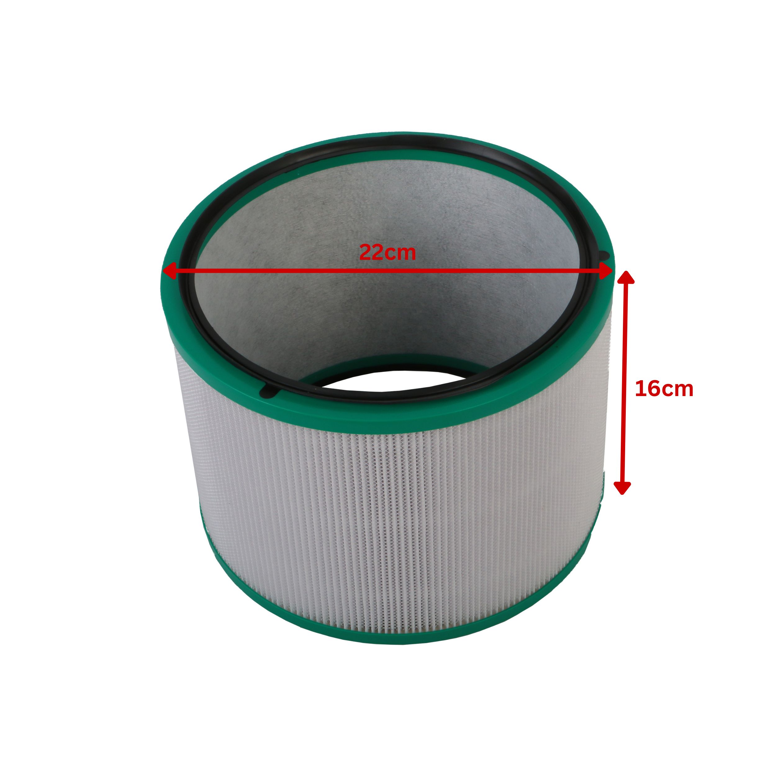 2 hochwertige HEPA Filter passend für Dyson Pure Cool Link HP01,HP02,DP01,DP03
