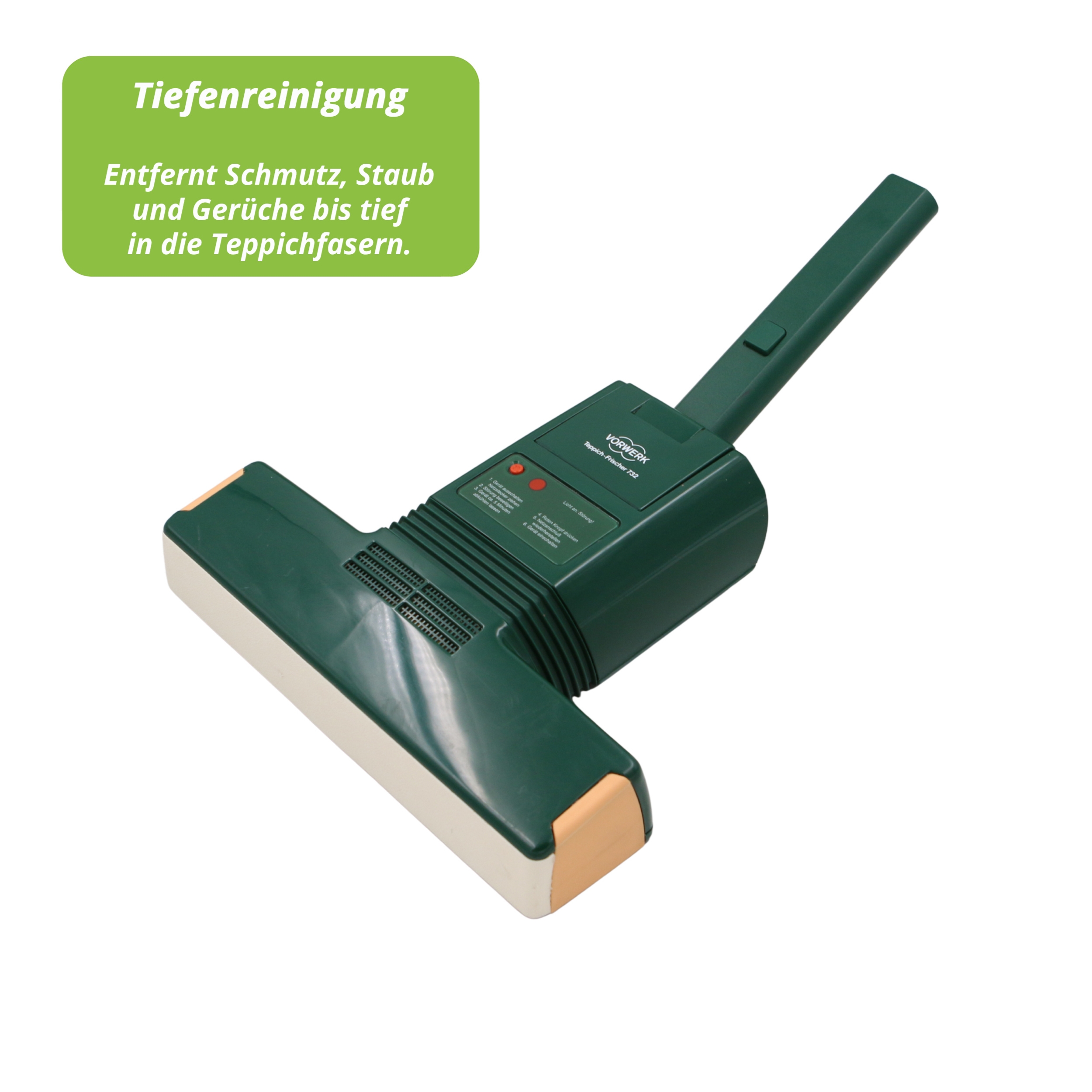 Vorwerk Teppichfrischer 731/732 Vorführgerät inkl. 2 Pckg Raumrein