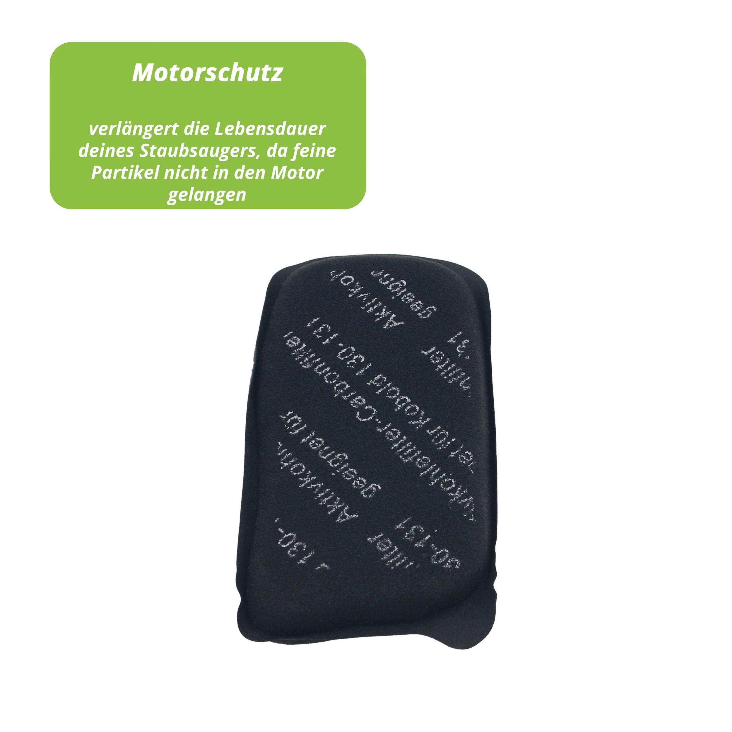 Filter, Aktivkohlefilter, Geruchsfilter für Vorwerk Kobold 130, 131