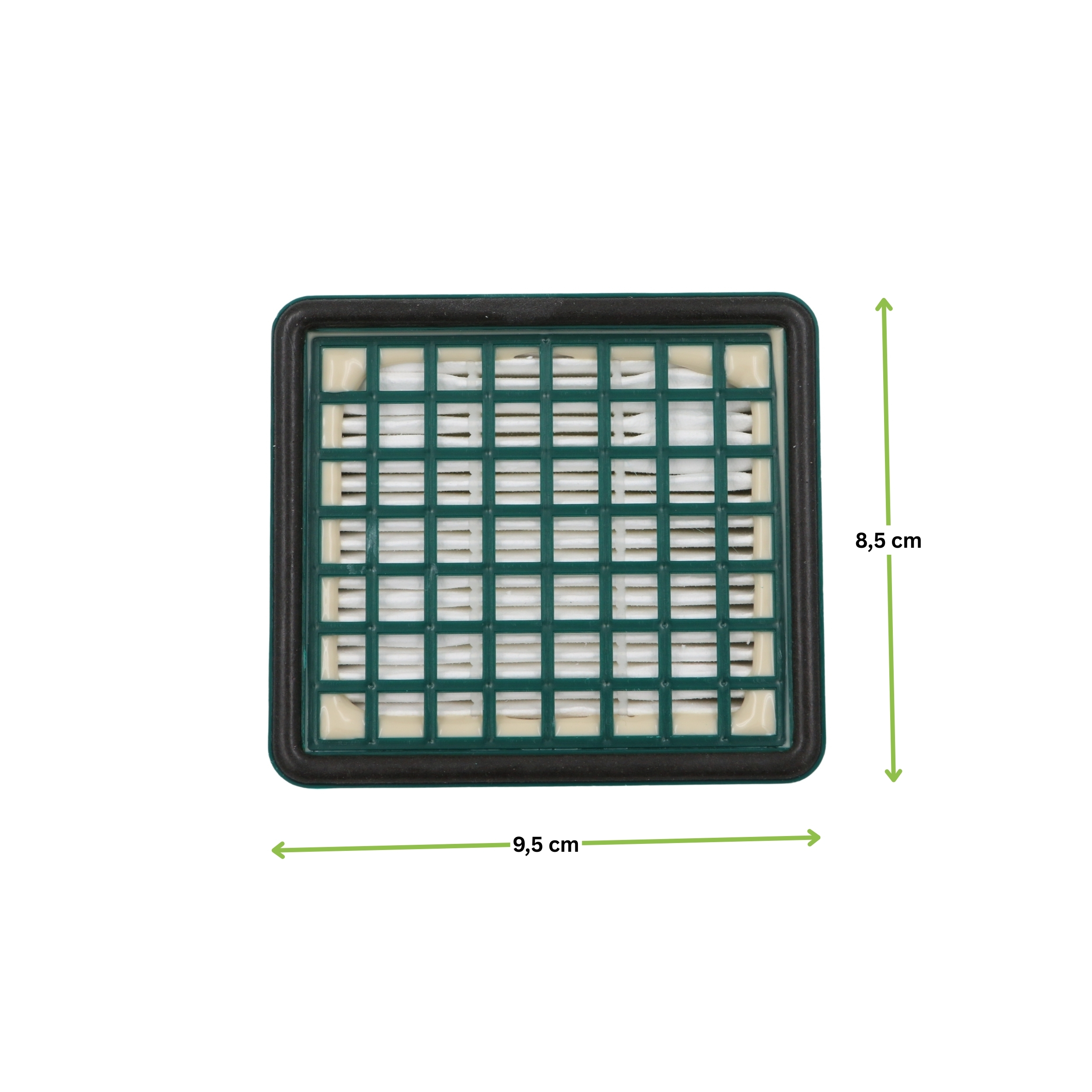 1 Aktivfiltersystem HEPA-Filter geeignet für Vorwerk Kobold 130/131