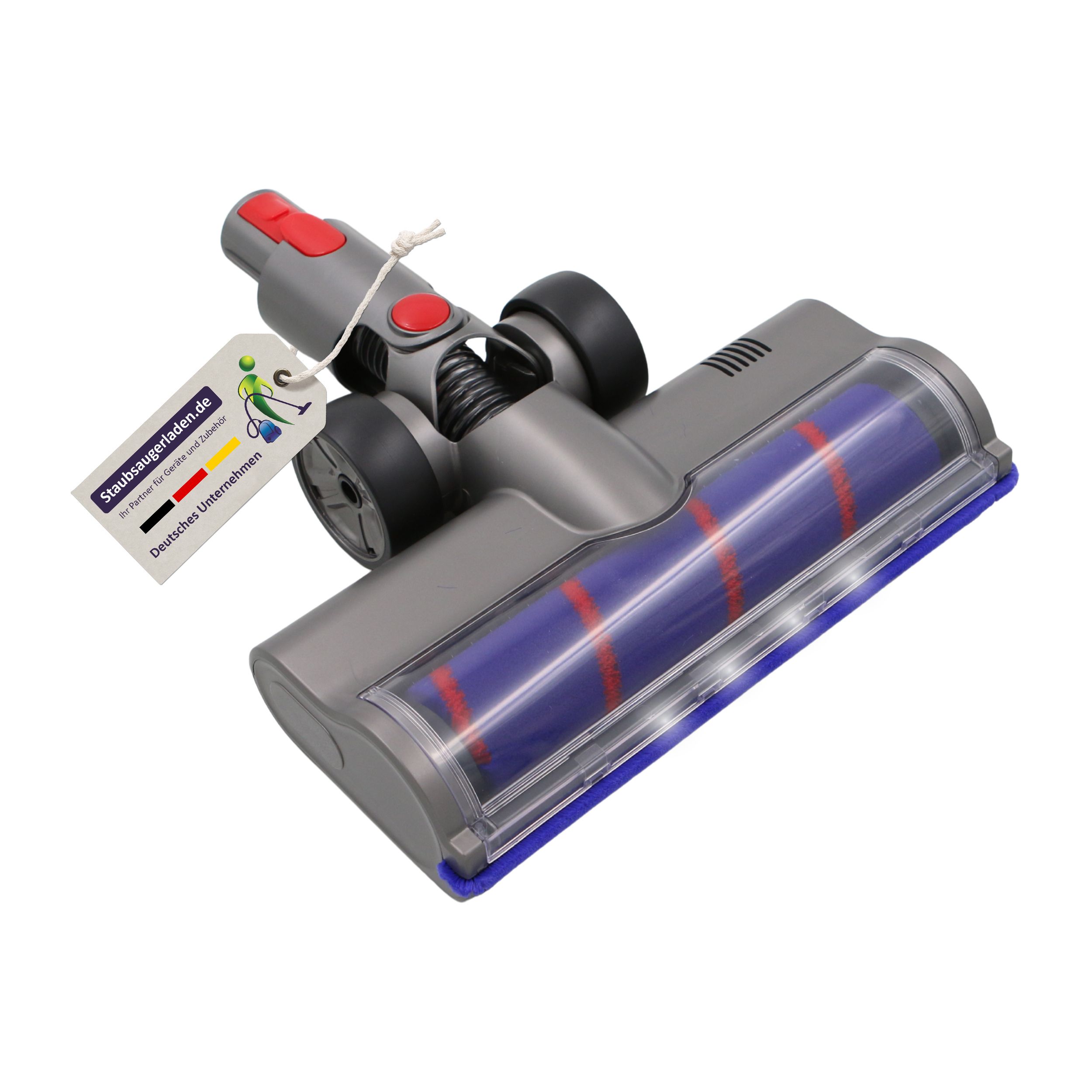 Hochwertige Elektrobürste mit Softwalzen, LED und Möbelschutzband passend für Dyson V7 V8 V10 V11 V15