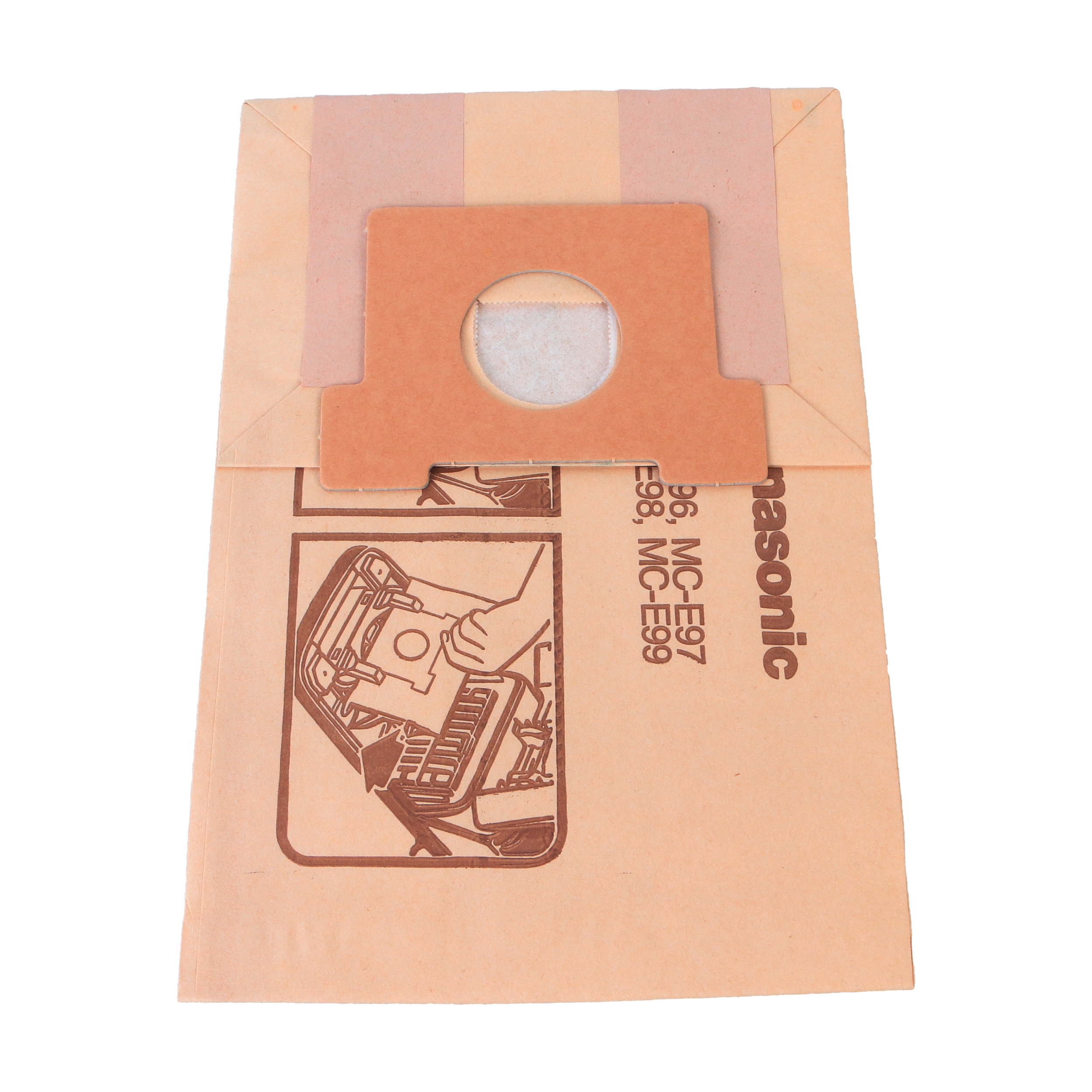 10 Staubsaugerbeutel Panasonic MC-E u.a. - PC 83, Typ C-5