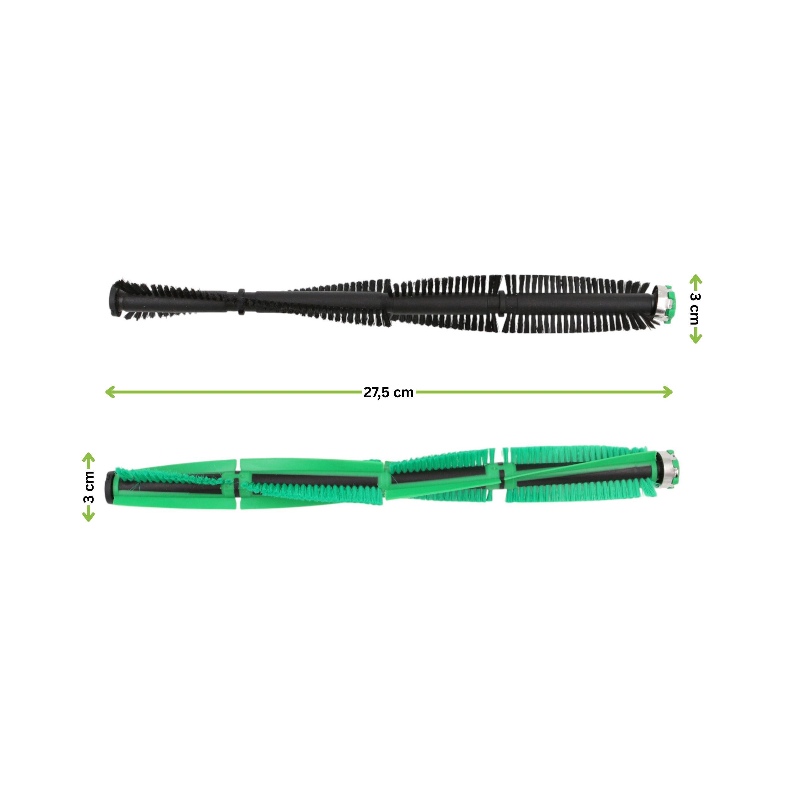 Rundbürsten-Set für Vorwerk Kobold EB400, Rundbürste und Tierhaarbürste