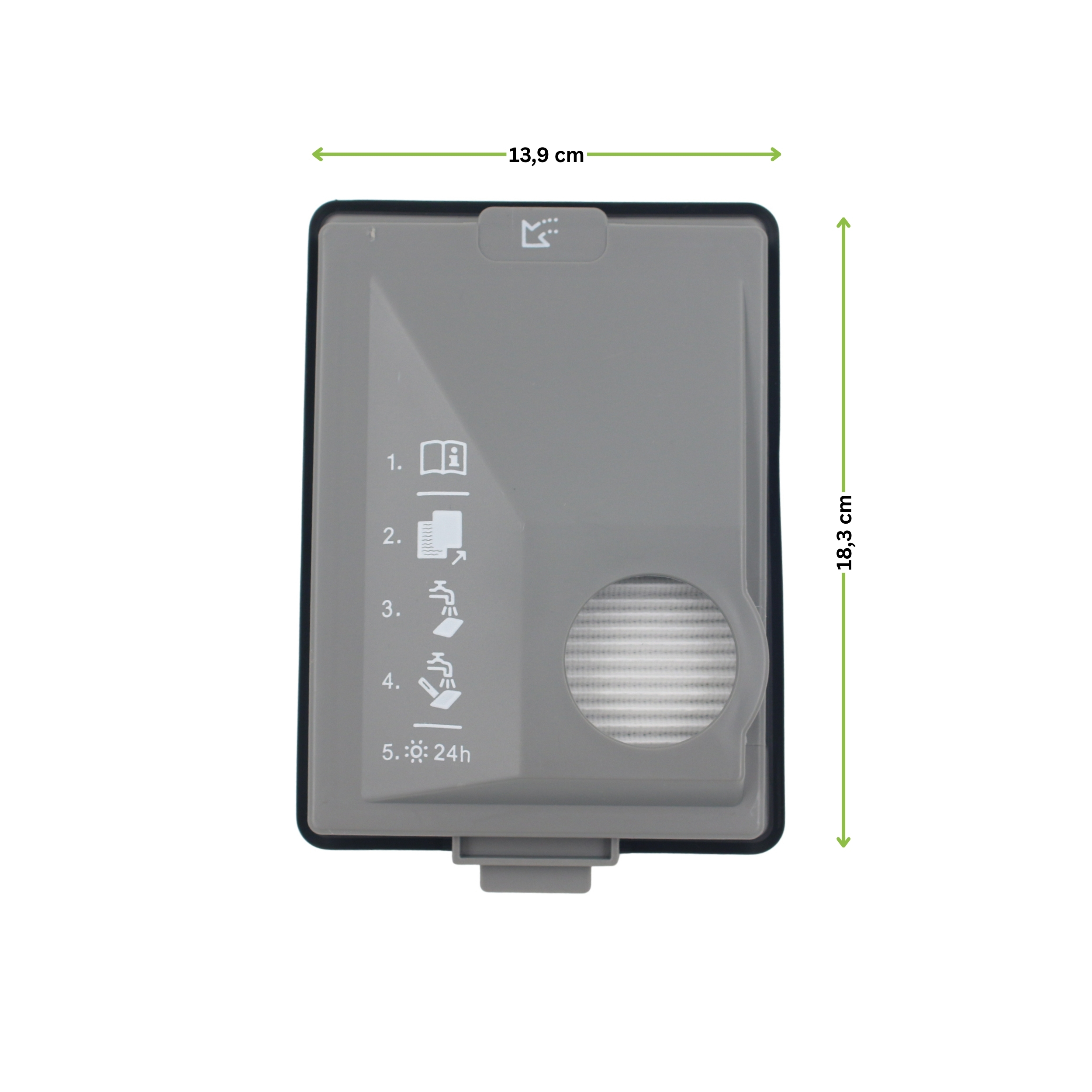 Hochwertiger Filter, Feinstaubfilter passend für Miele Boost CX1 Serie