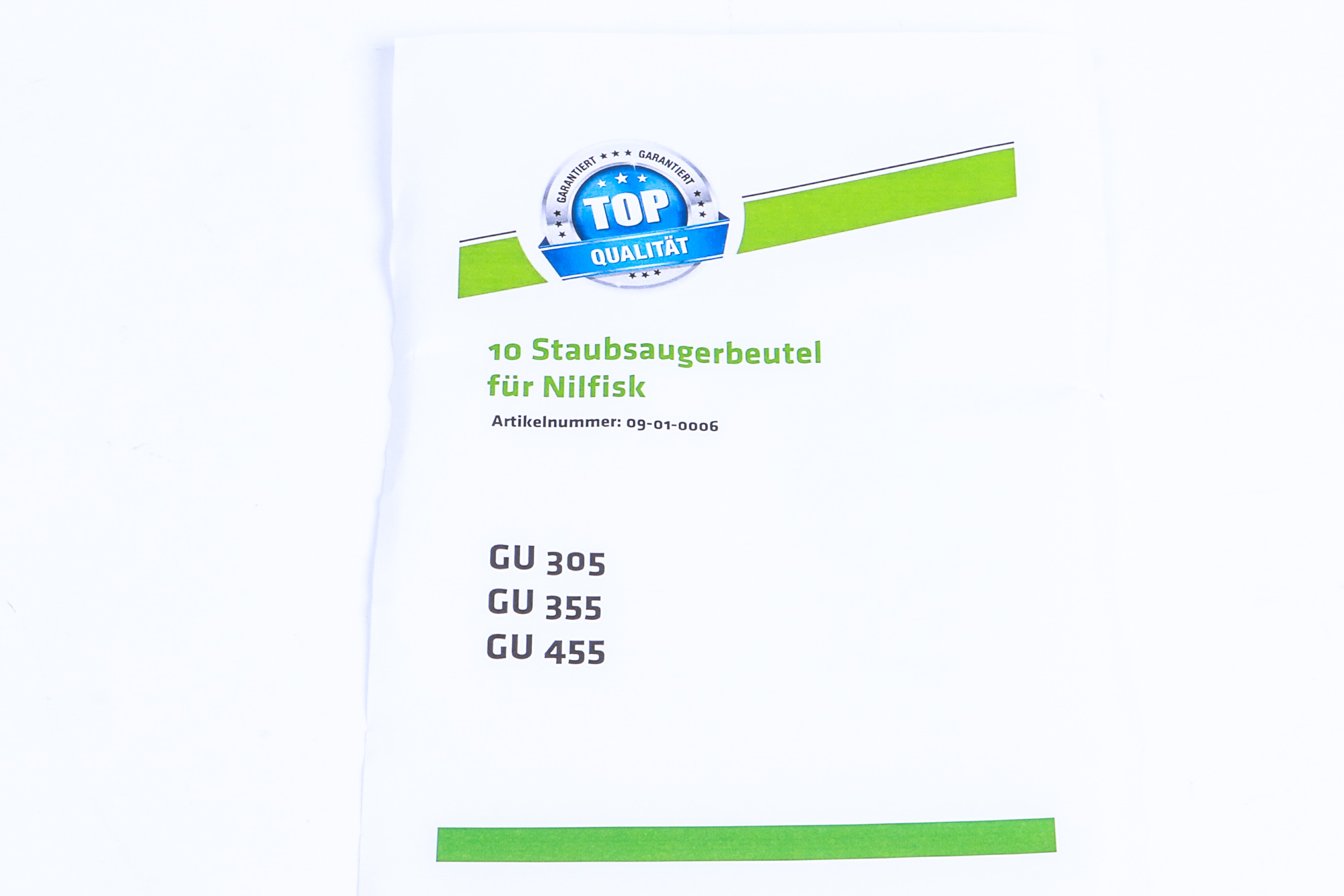 10 hochwertige Staubsaugerbeutel passend für Nilfisk GU305 355 455, Carpetmaster