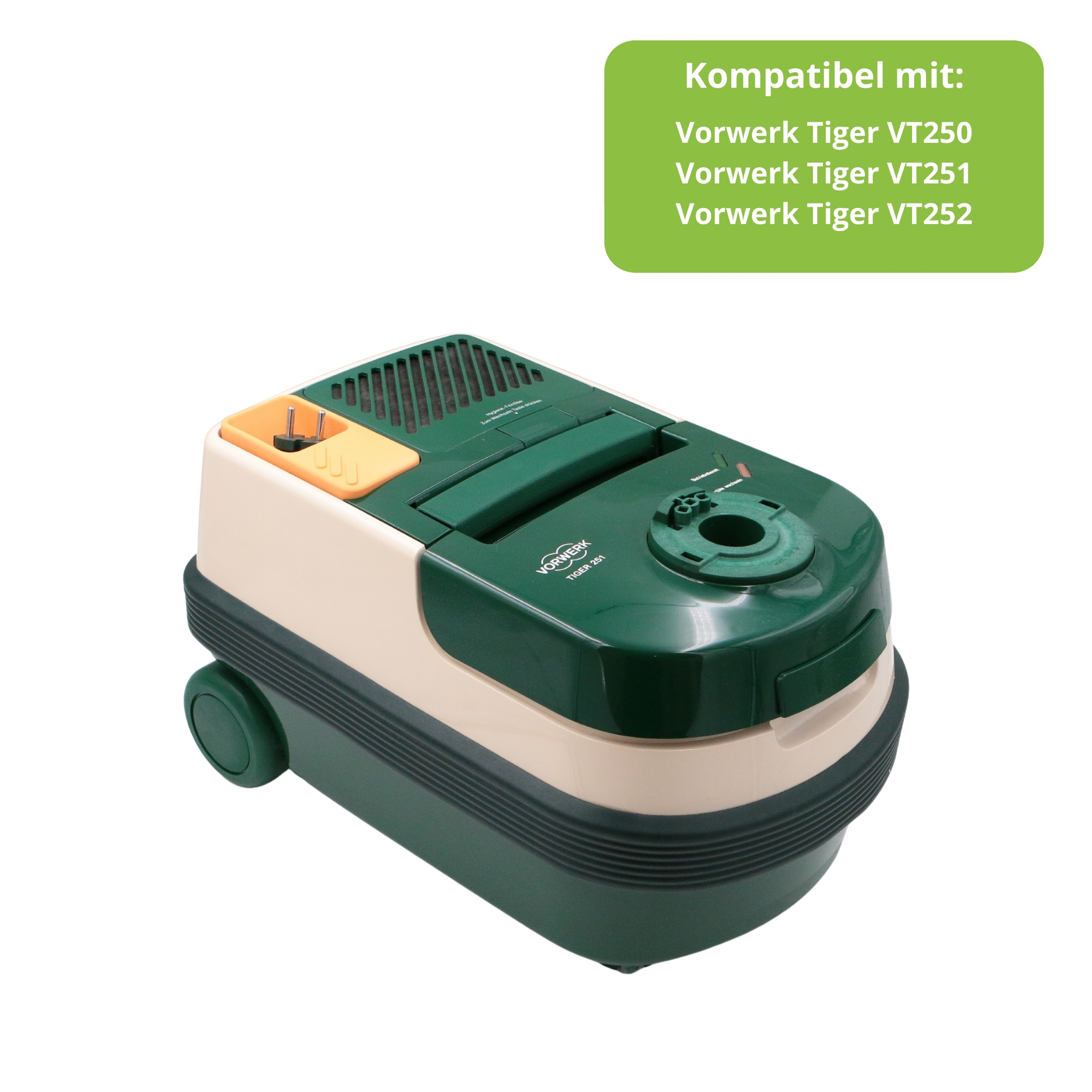 2 Motorfilter geeignet für Vorwerk Tiger 250, 251, 252