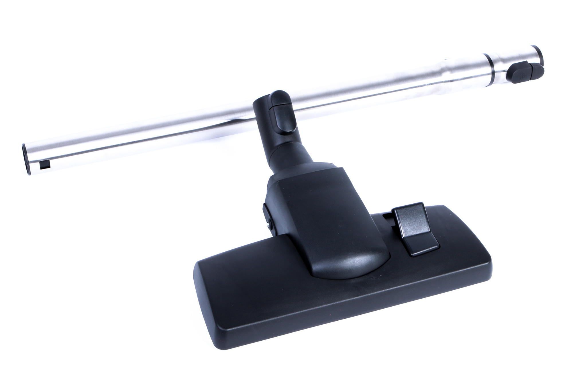 Umschaltbare Bodendüse mit Rad und Saugrohr passend für Miele - mit Klick System und Parkhalterung