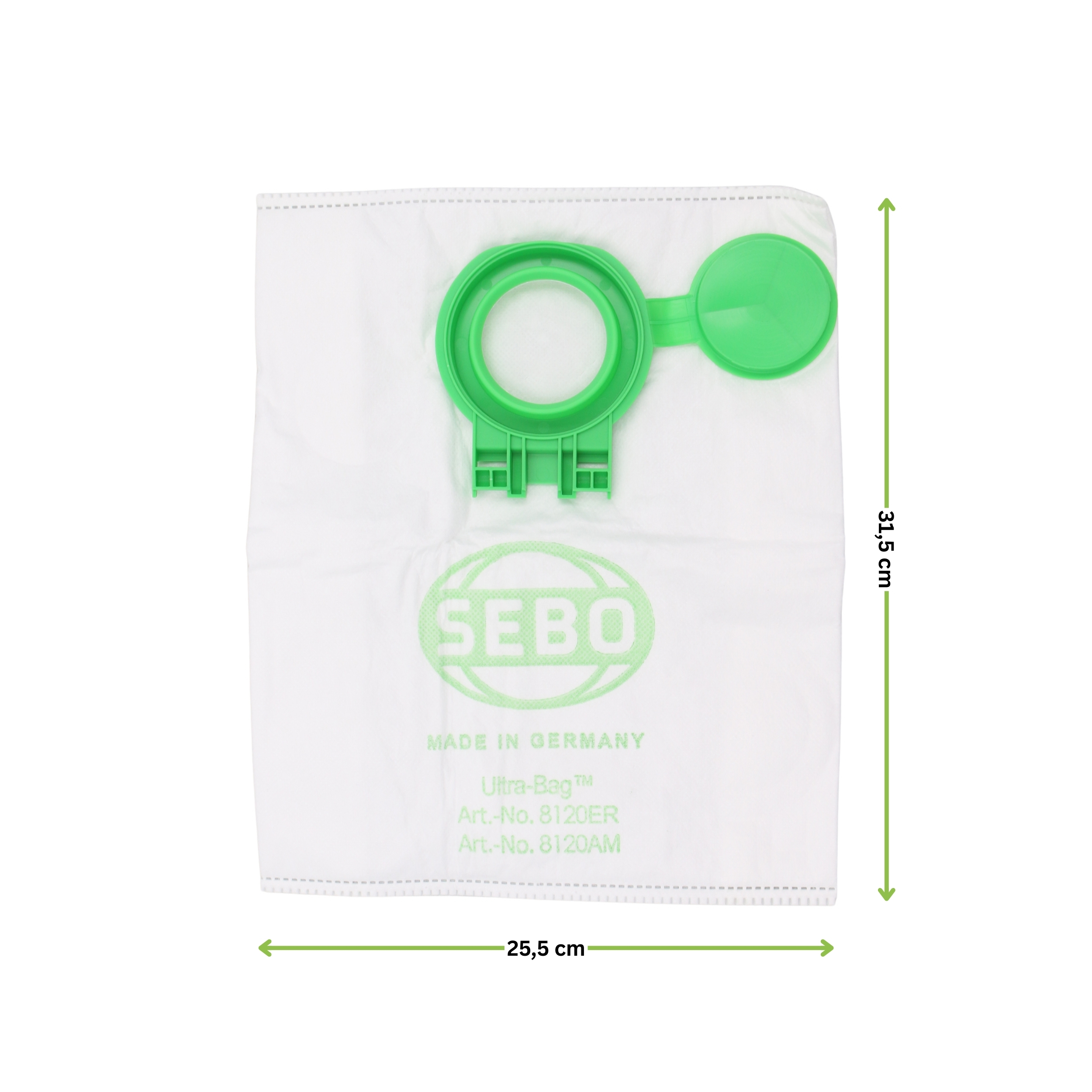 Sebo Filterbox 8120ER 8 Ultra-Bag Filtertüten Staubsaugerbeutel für D1 D2 D3 D4