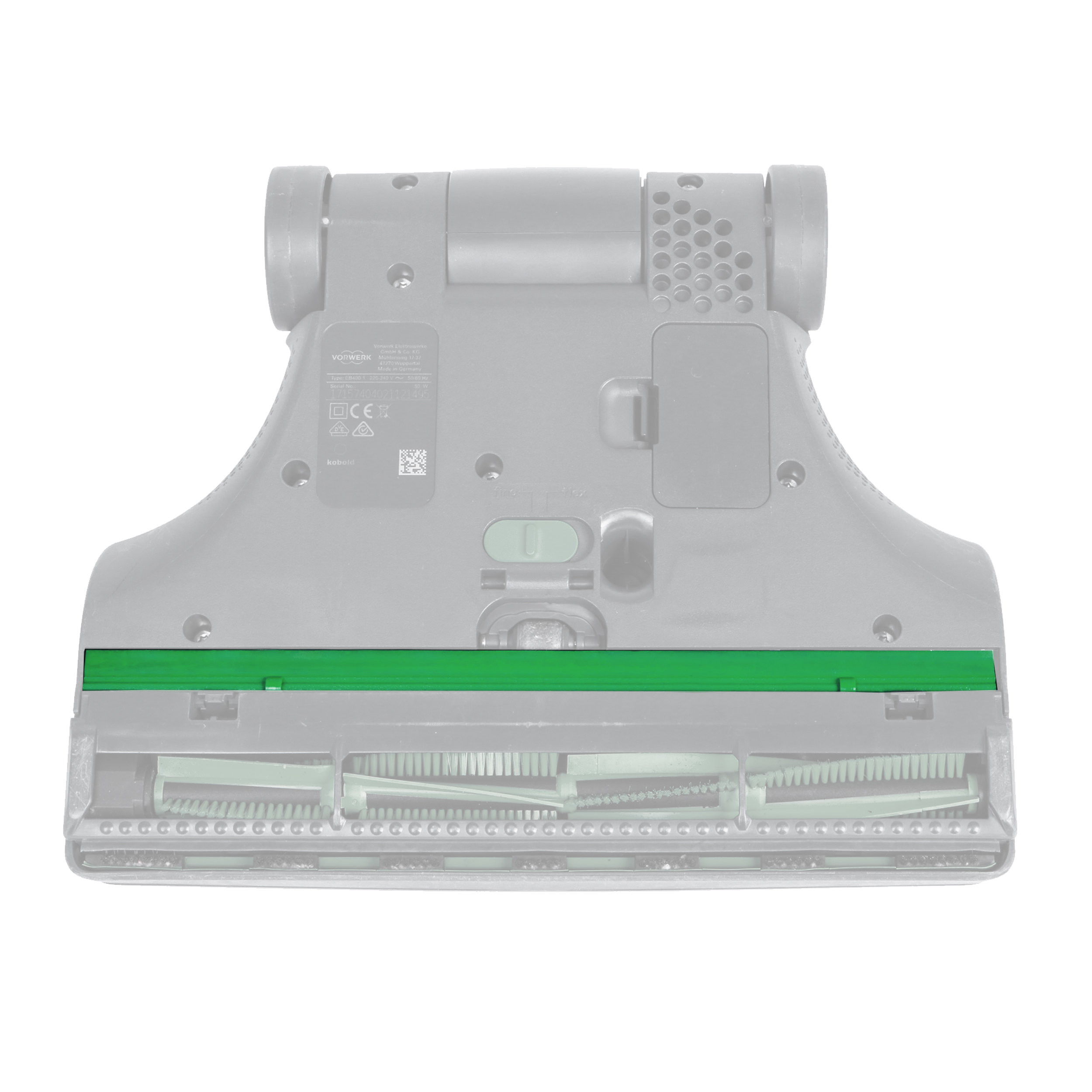Dichtlippe hintere Wischlippe Kehrlippe für Vorwerk Elektrobürste EB400 EB 400