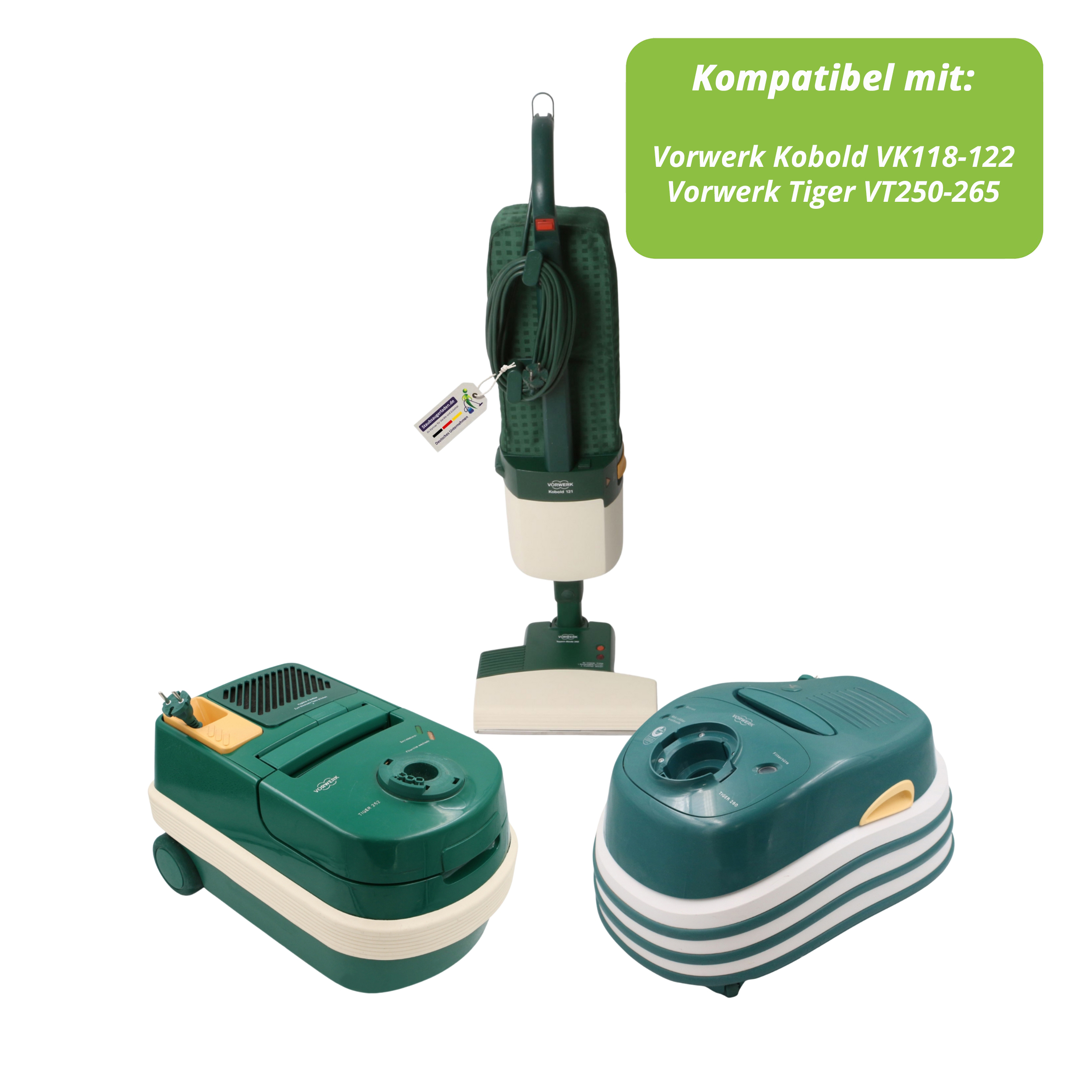Kabel 6m für Vorwerk Staubsauger Kobold 118-122, Tiger 250, 251, 252, 260, 265