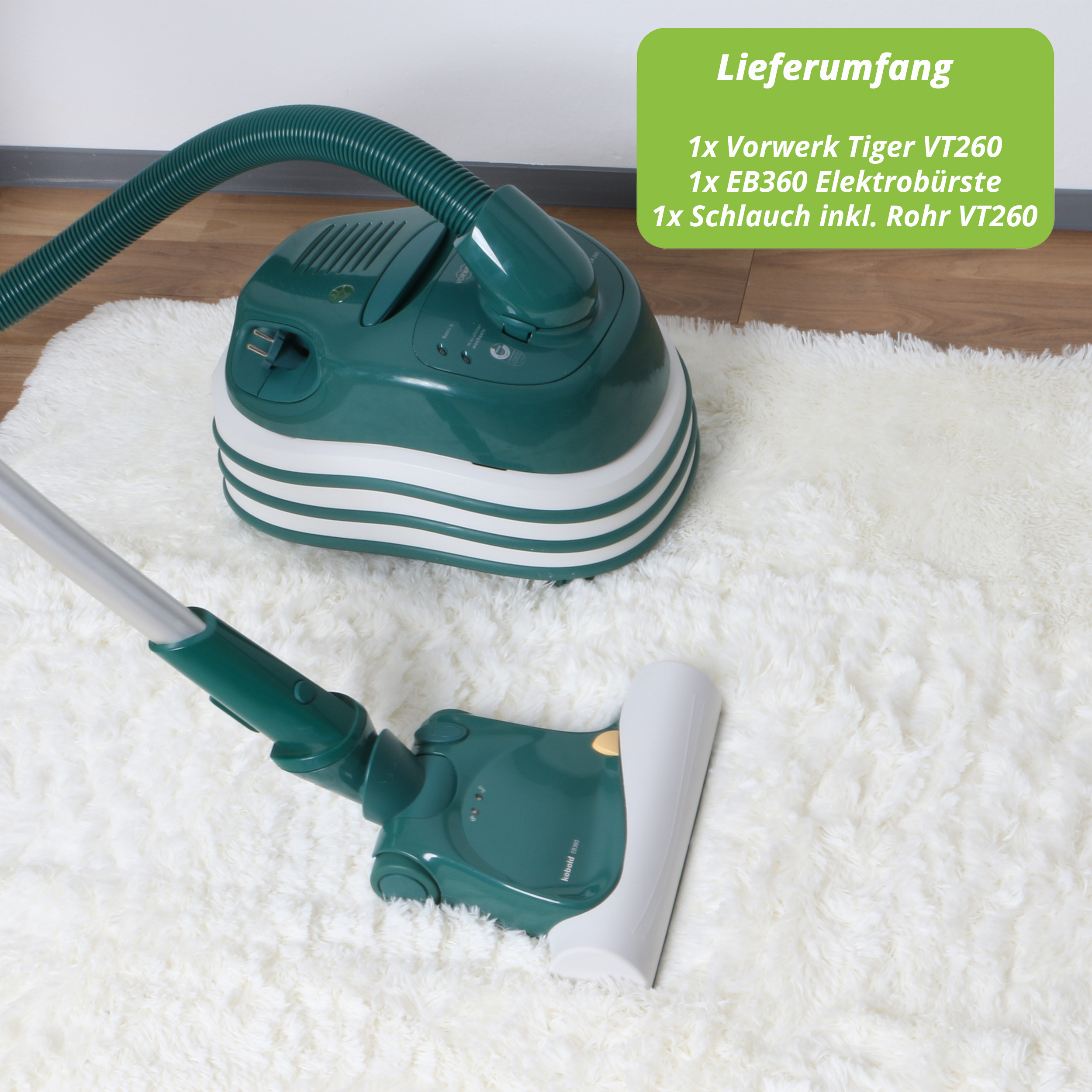 Vorwerk Tiger 260 + EB 360 Vorführgerät