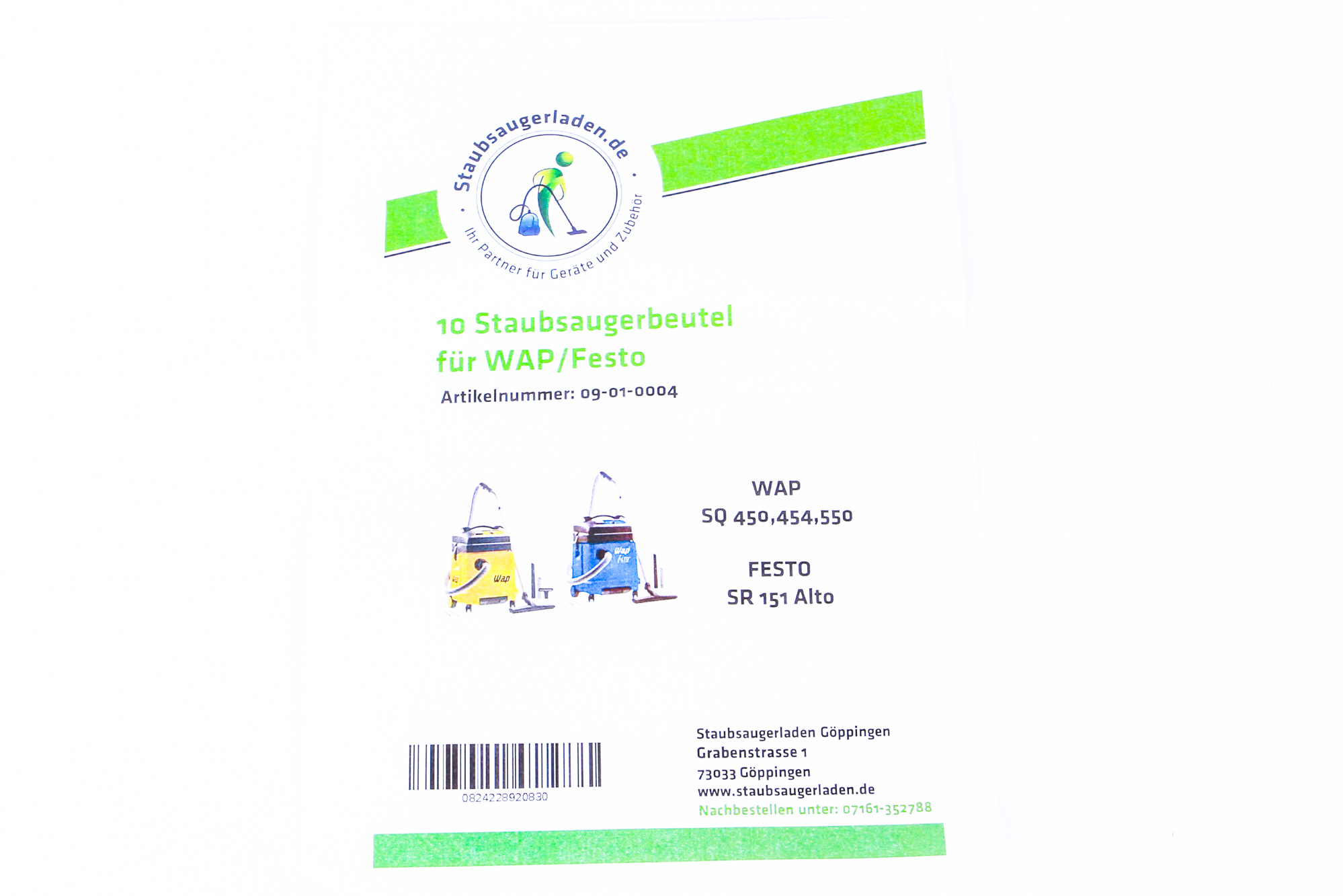 10 Staubsaugerbeutel für Nilfisk / WAP Alto SQ 400 450 454 490 550 Festo SR151