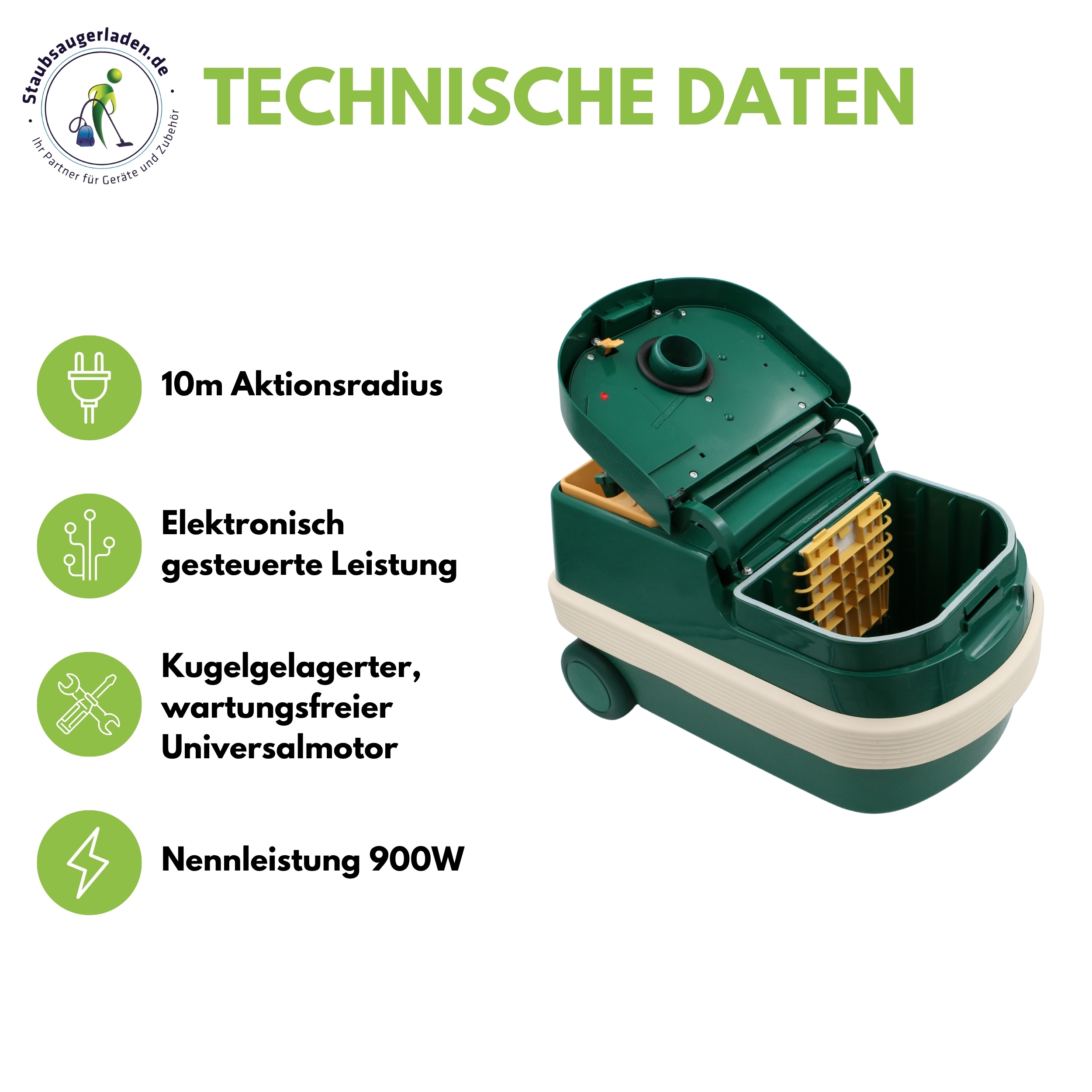 Original Vorwerk Tiger 252 Staubsauger + EB351 Generalüberholt  2 Jahre Garantie