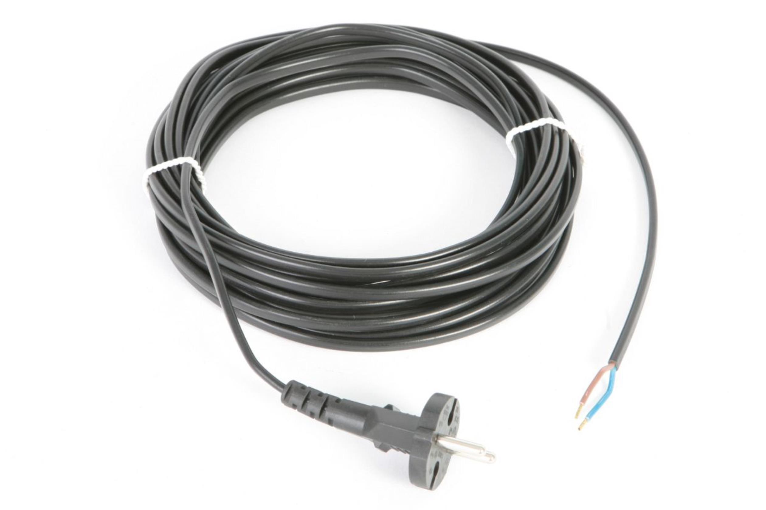 Staubsauger Kabel für alle Staubsauger Länge 15 m anpassbar an Ihre Wunschlänge