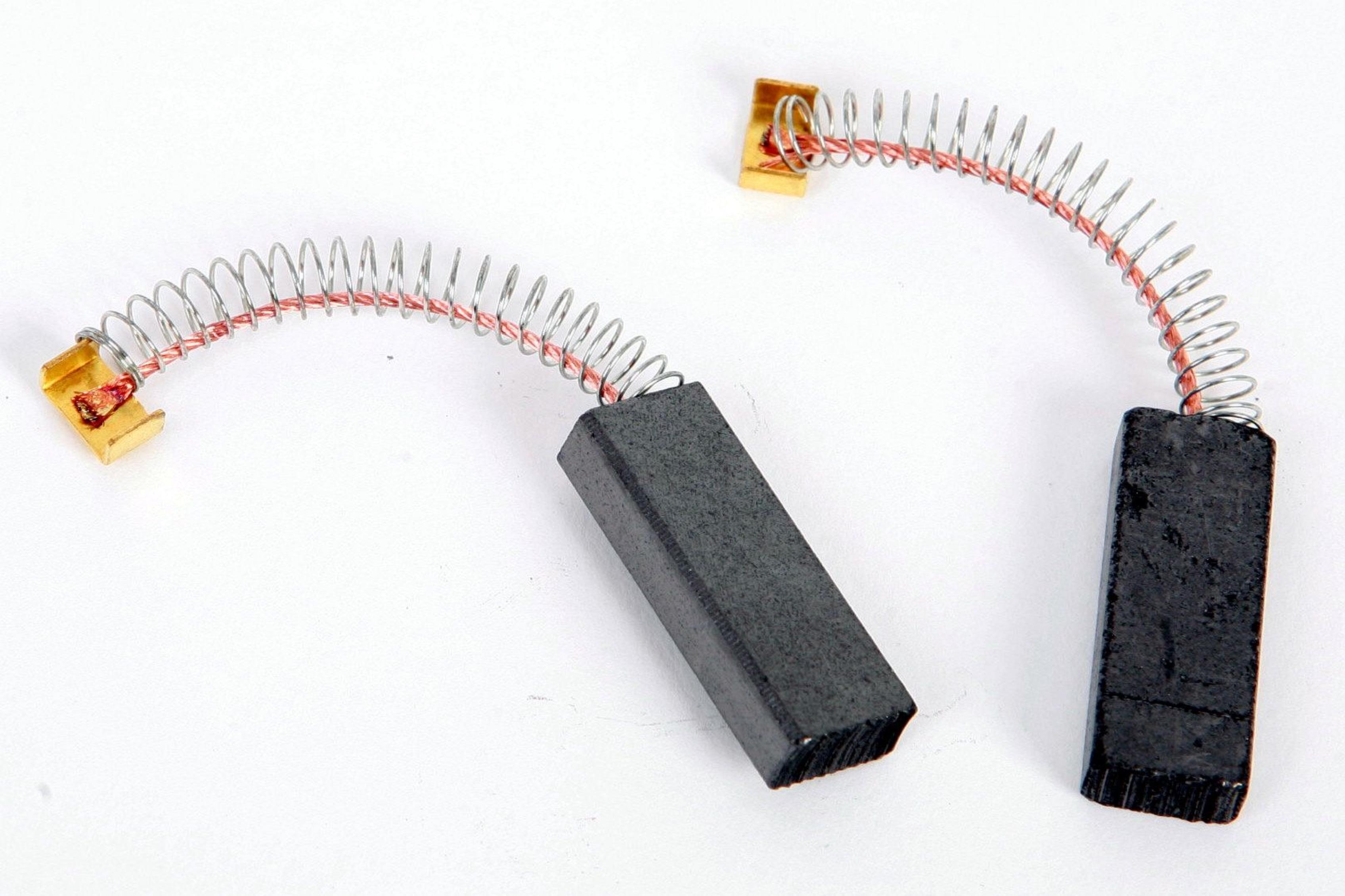 2 Motorkohlen für Miele und Numatic u.a. 11 x 6 x 30mm