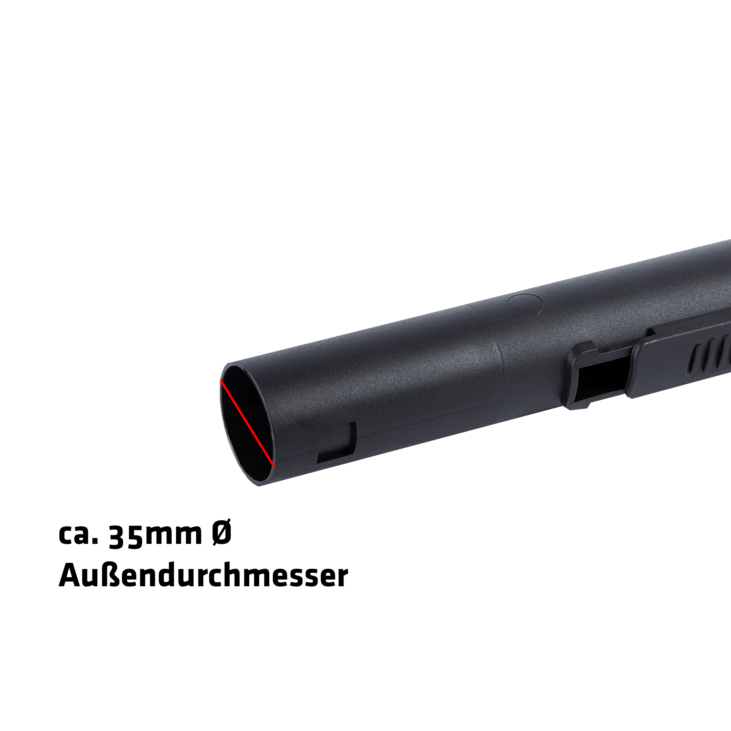 Stabiler Staubsauger Handgriff - Handrohr 35 mm - Universal für alle Marken