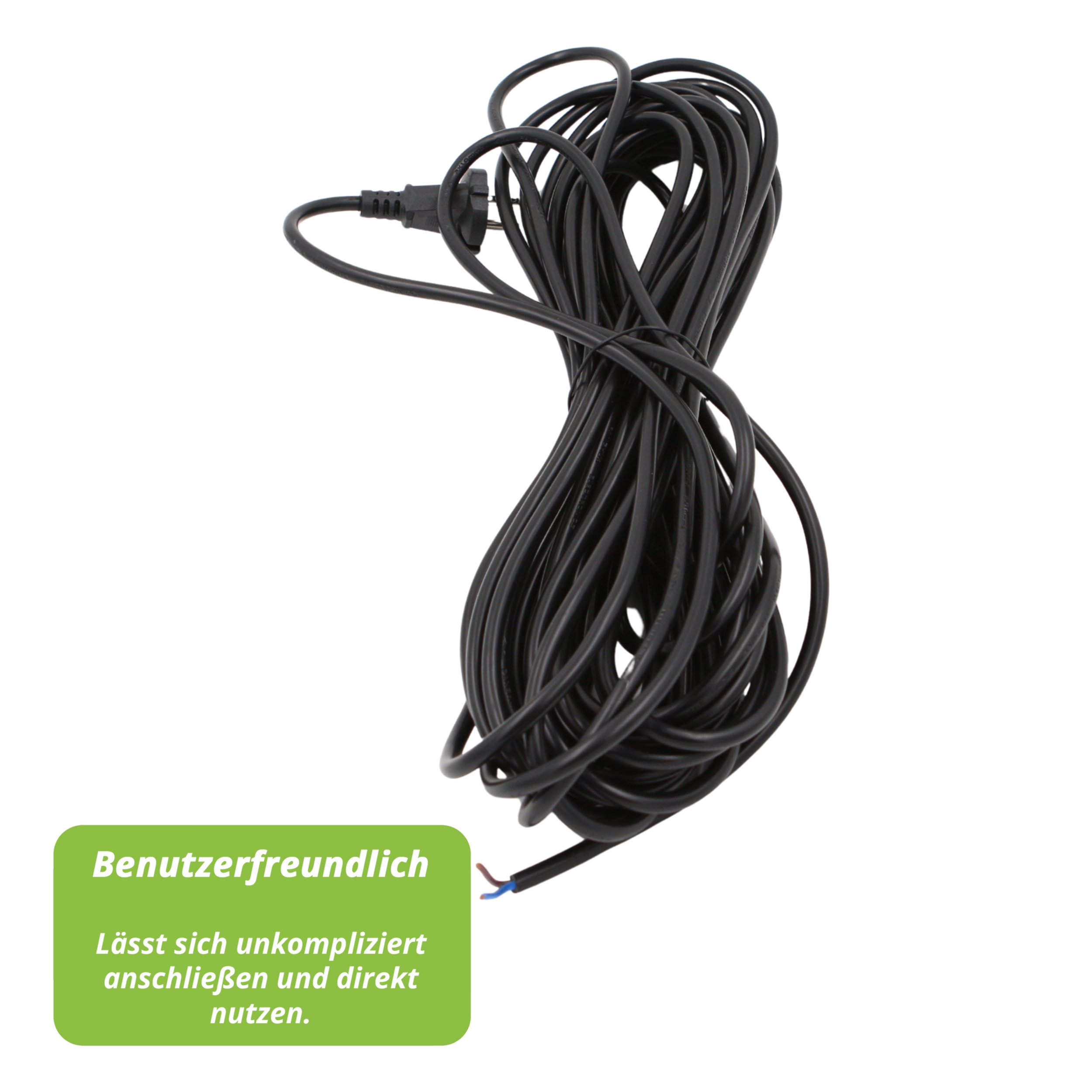 Staubsauger Kabel für Gewerbe Staubsauger Länge 15 m z.B. Sebo, Kärcher usw