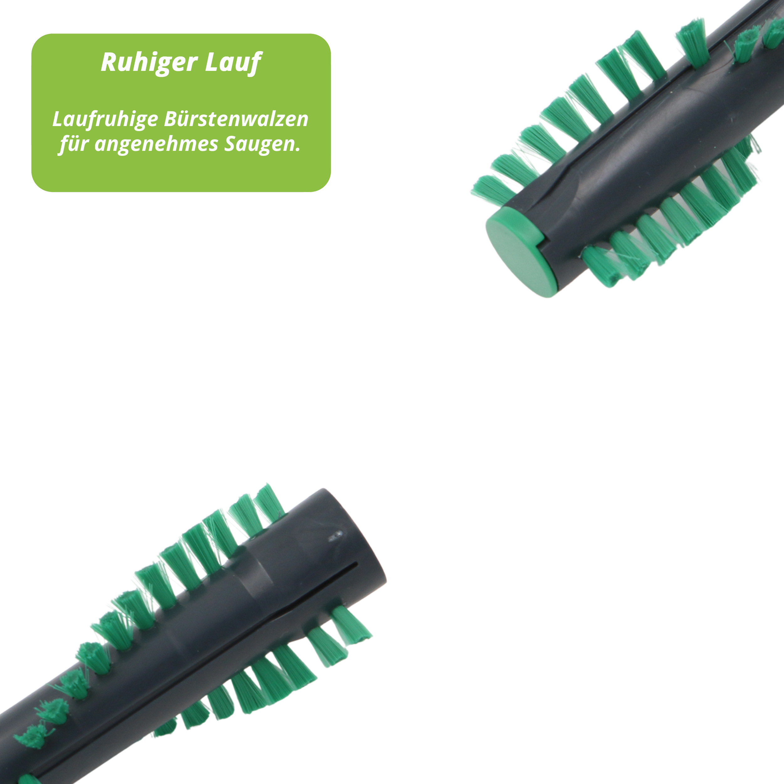 1 Paar hochwertige Rundbürsten, Ersatzbürsten für Vorwerk Elektrobürste EB 370