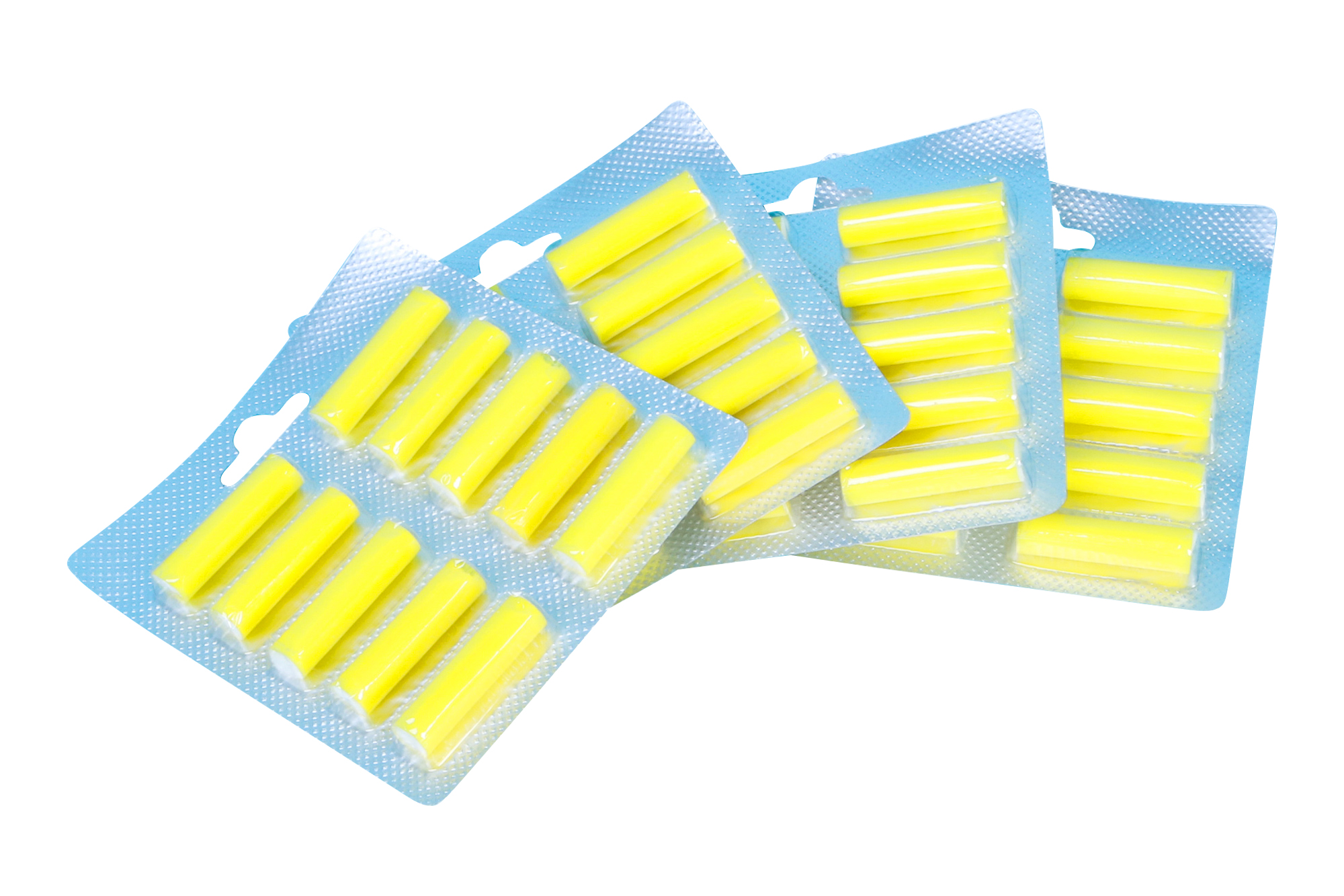 40 Stück Luftfrischer Duftstäbchen Deo gelb (Zitrone) für Staubsauger
