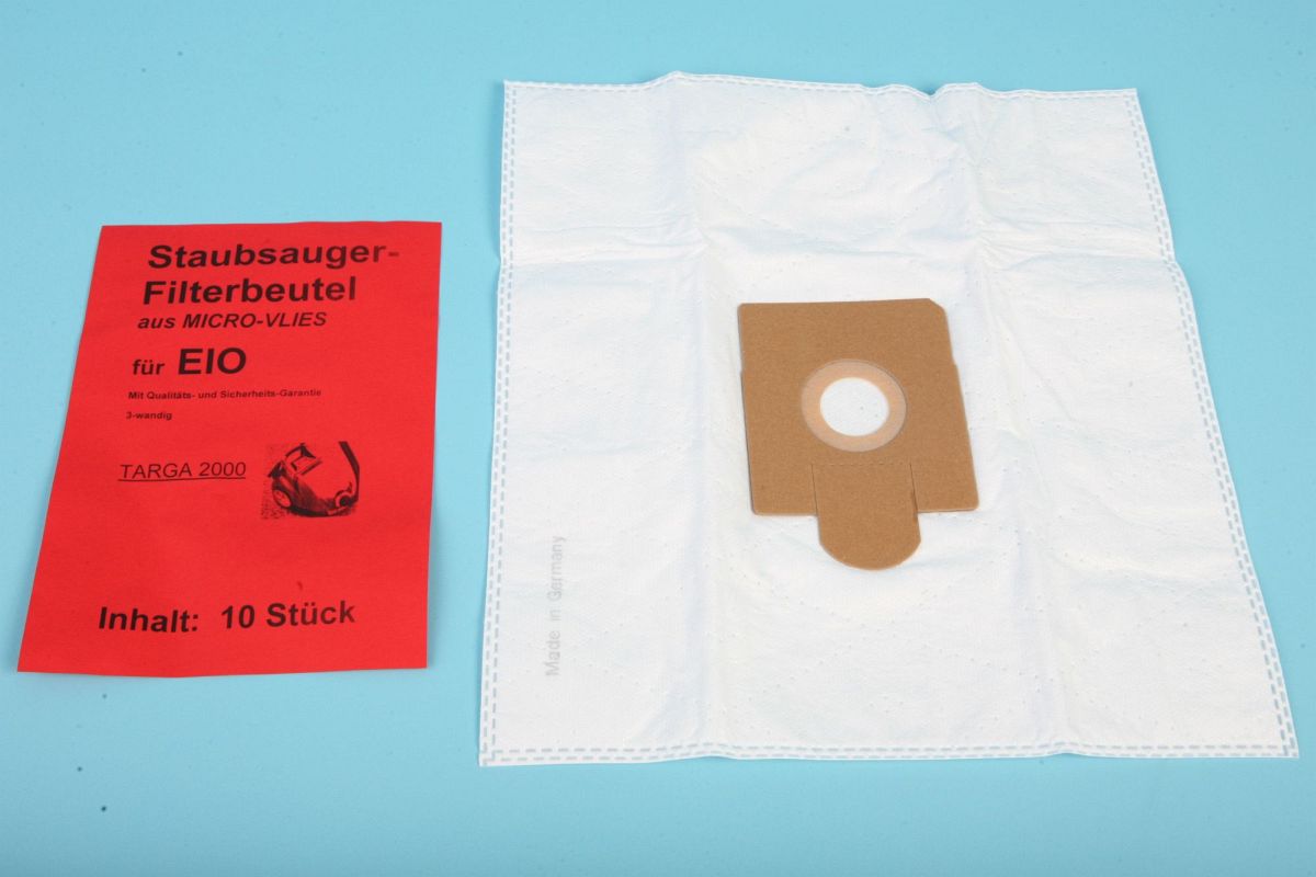 10 Staubsaugerbeutel TARGA 2000 - Ersatz für EIO 83 Vlies
