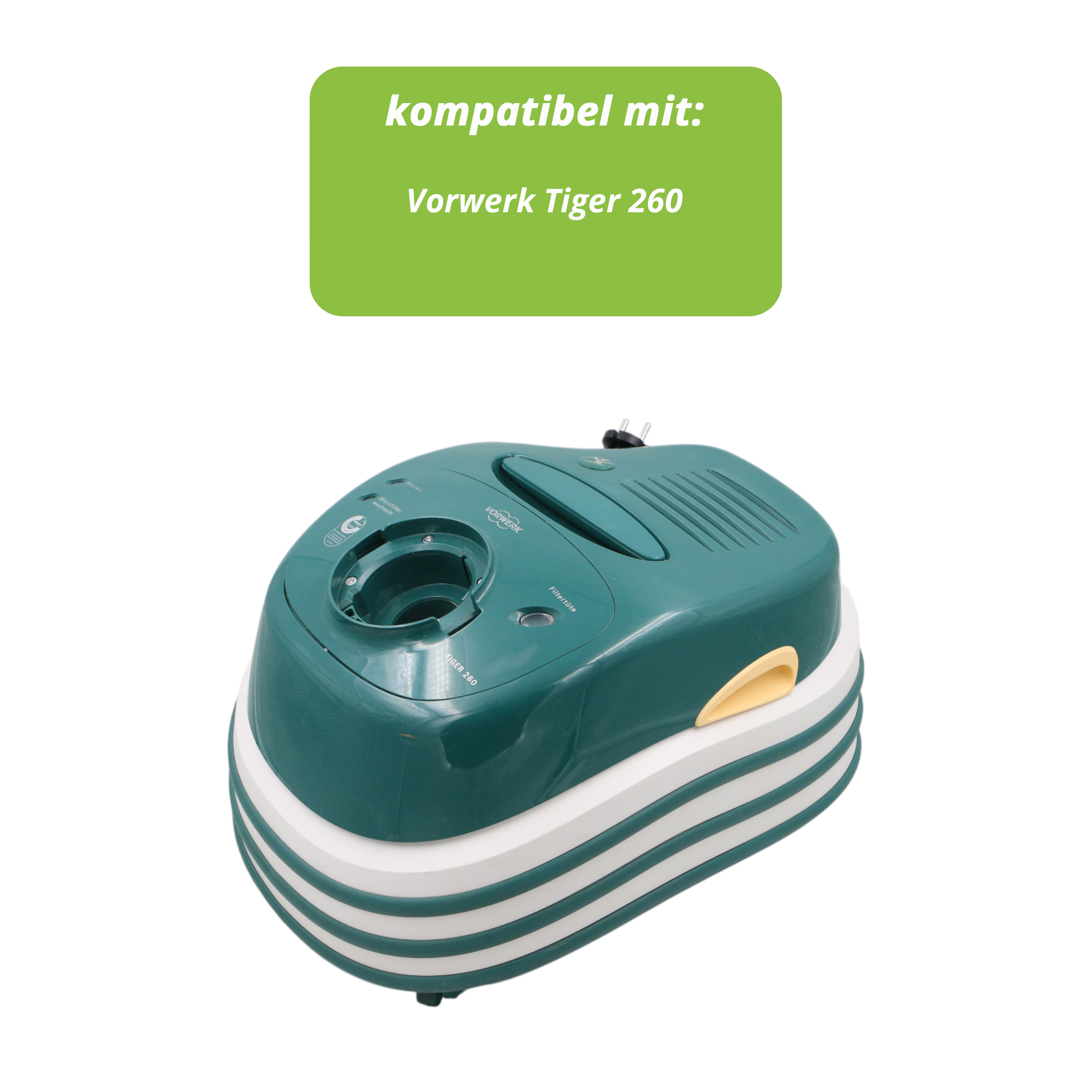Filter Hepafilter, Aktivfiltersystem, Mikrofilter passend für Vorwerk Tiger 260