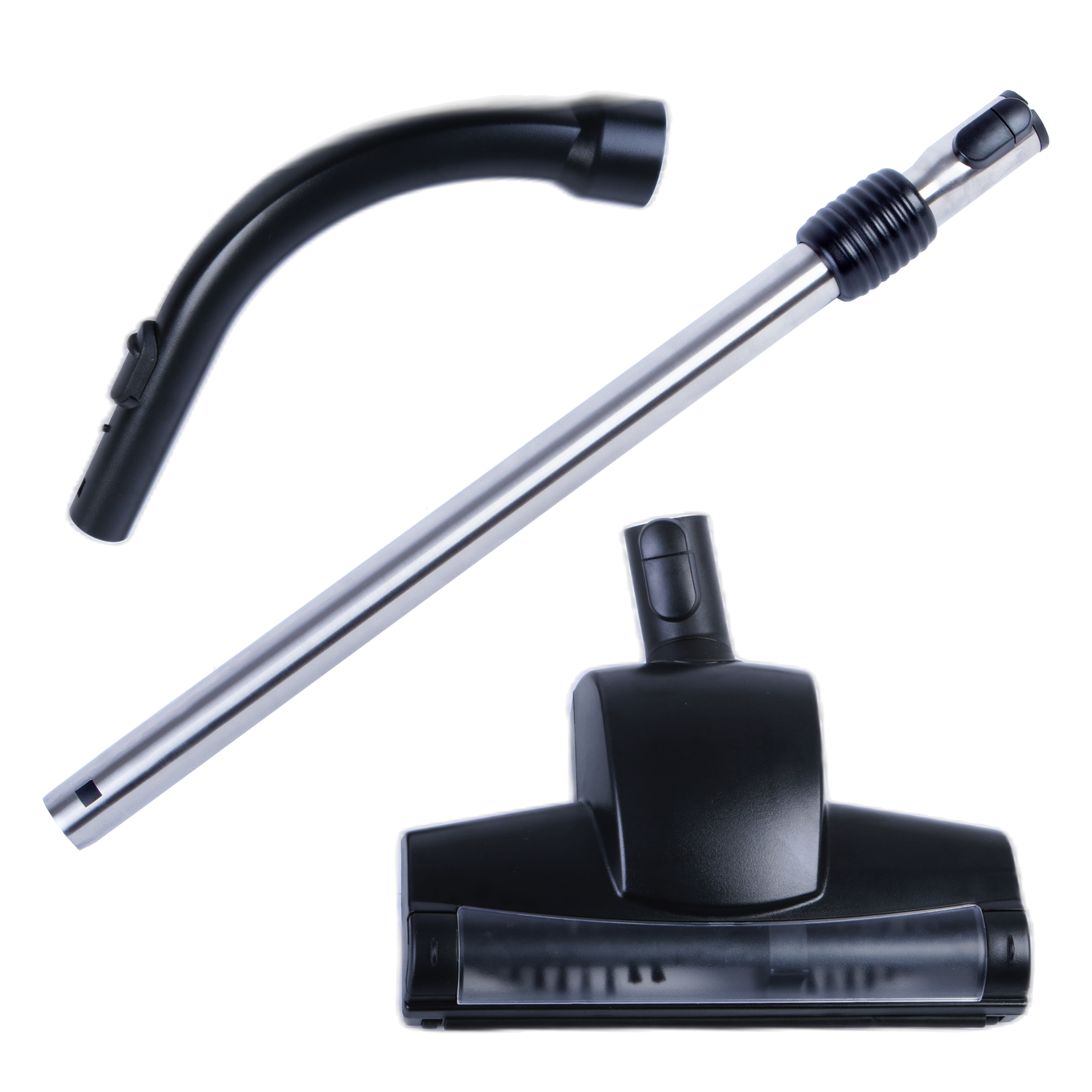 Teppichdüse + Handgriff + Saugrohr passend für Miele - mit Klick System und Parkhalterung