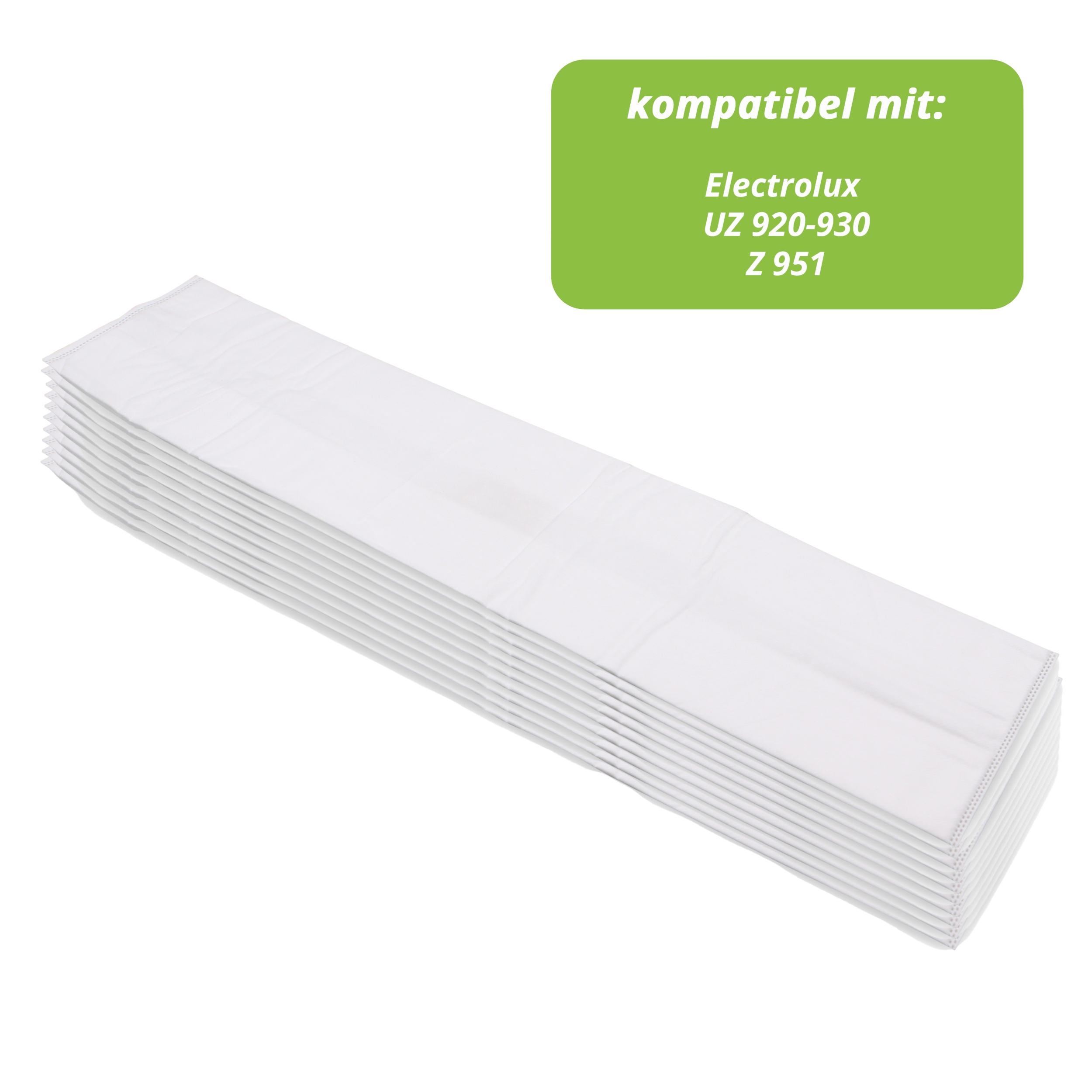 10 Staubsaugerbeutel passend für Electrolux UZ 920 - UZ930, Z 951 Vlies