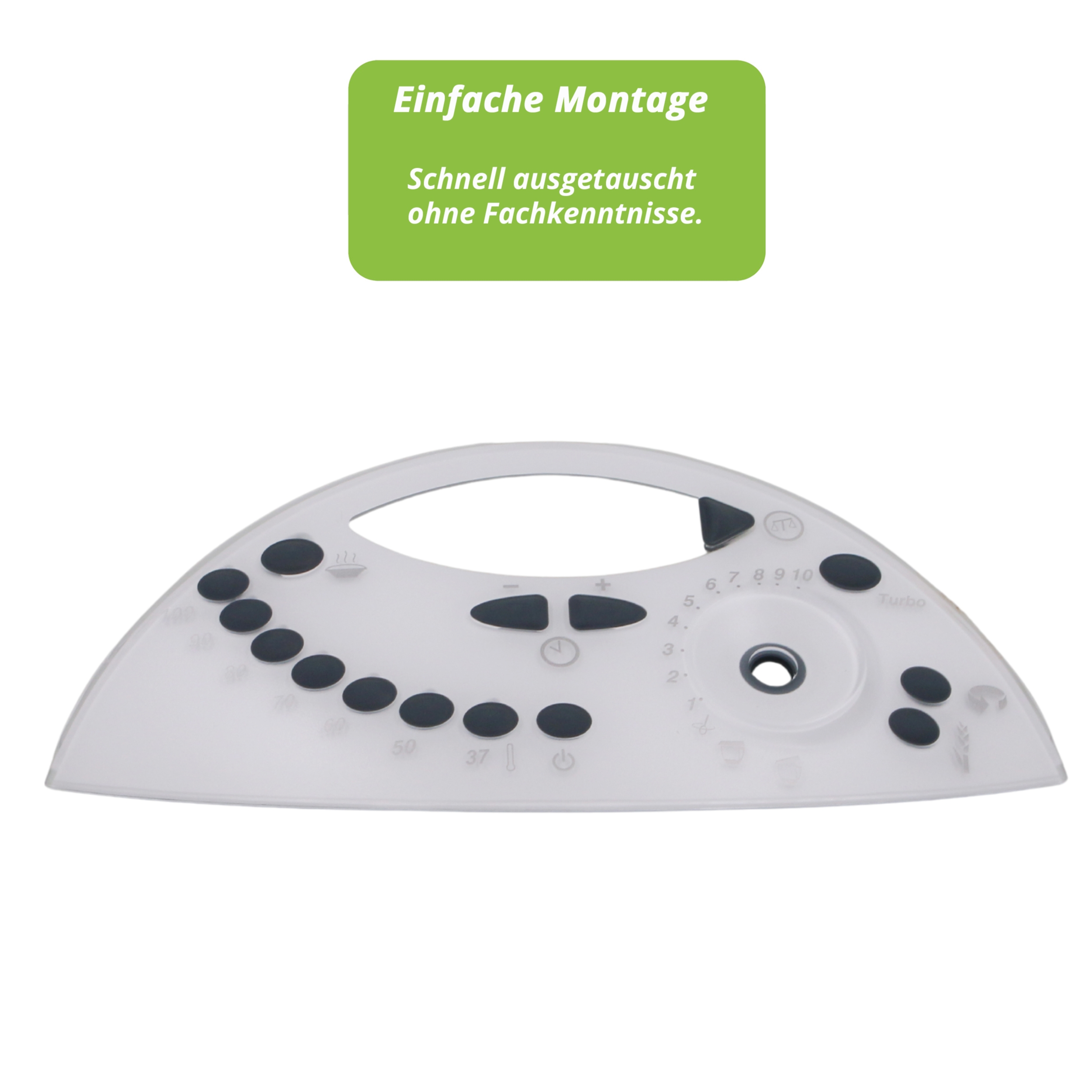 Bedienfeld Blende mit Knöpfen für Vorwerk Thermomix TM31 und Bimby TM31