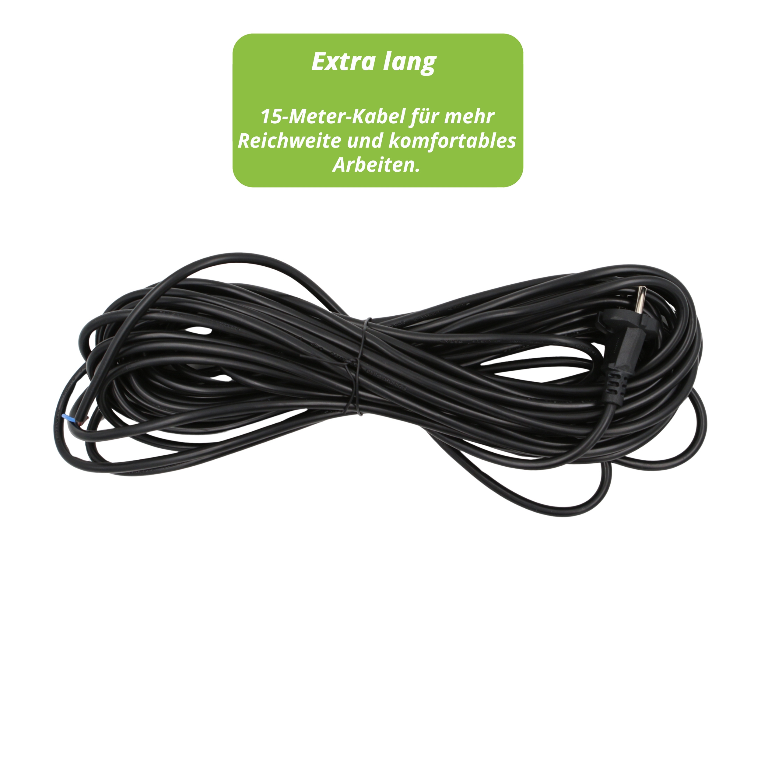 Staubsauger Kabel für Gewerbe Staubsauger Länge 15 m z.B. Sebo, Kärcher usw