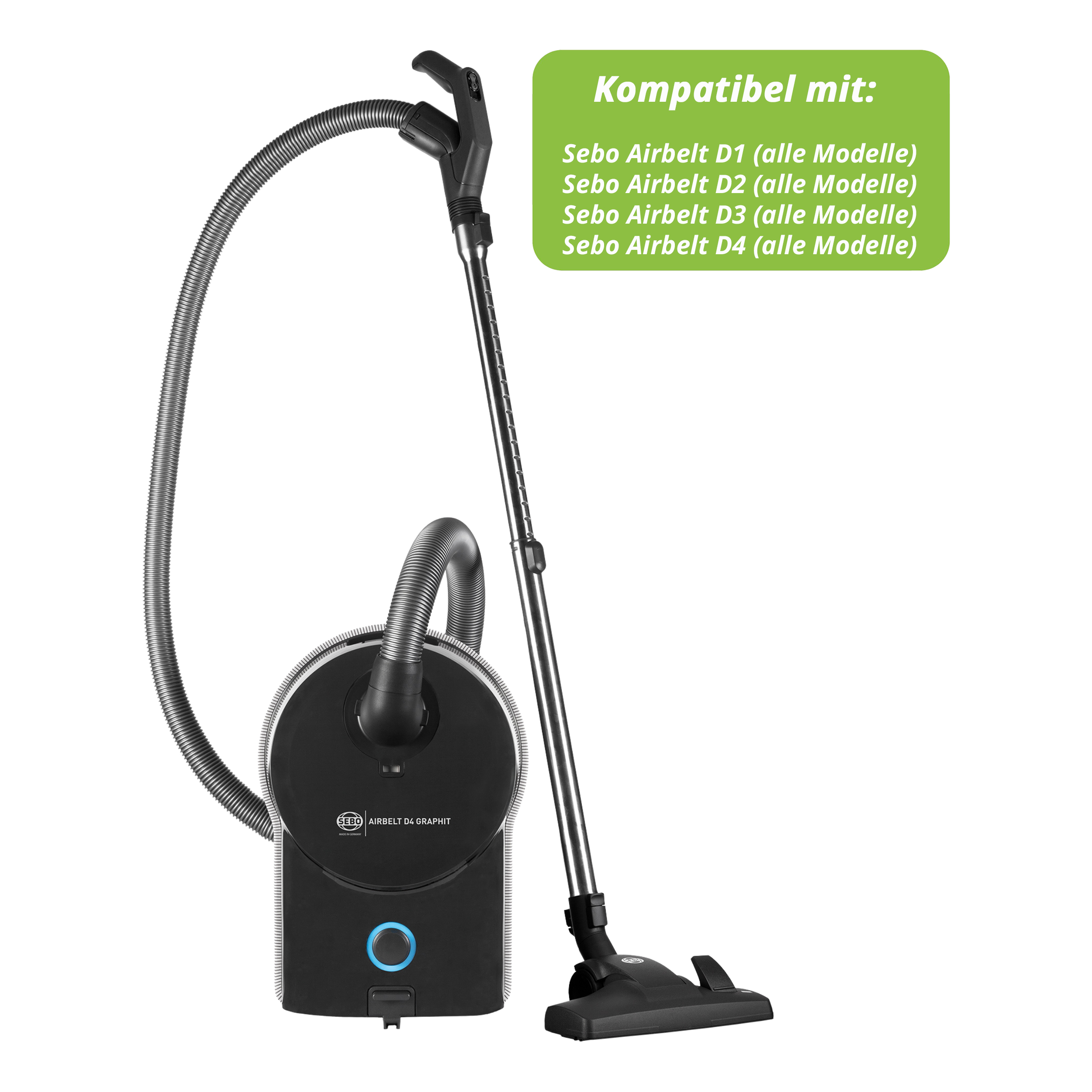 Sebo Filterbox 8120ER 8 Ultra-Bag Filtertüten Staubsaugerbeutel für D1 D2 D3 D4