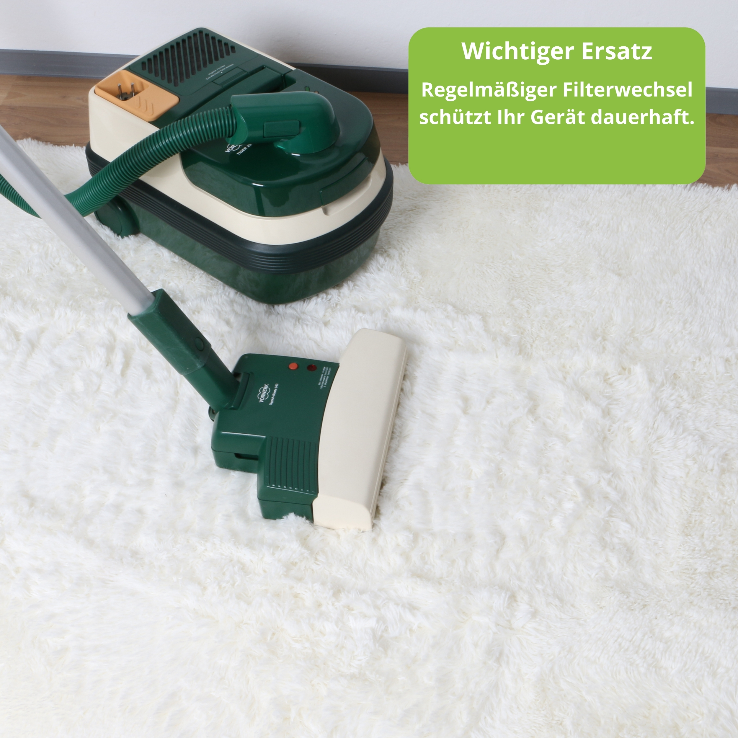 2 Motorfilter geeignet für Vorwerk Tiger 250, 251, 252