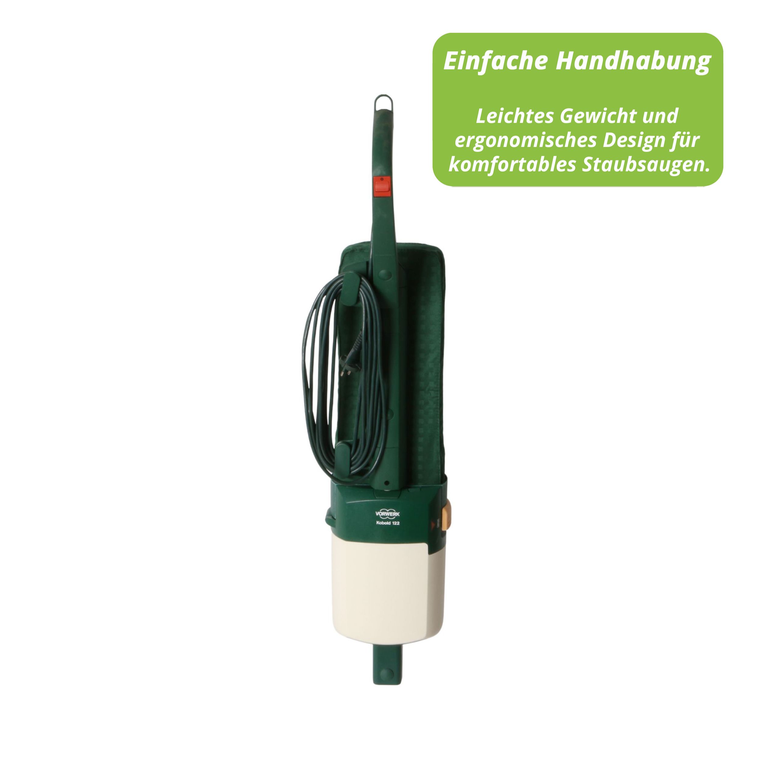 Vorwerk Kobold 122 Grundgerät (ohne Bürste) Generalüberholt mit Garantie