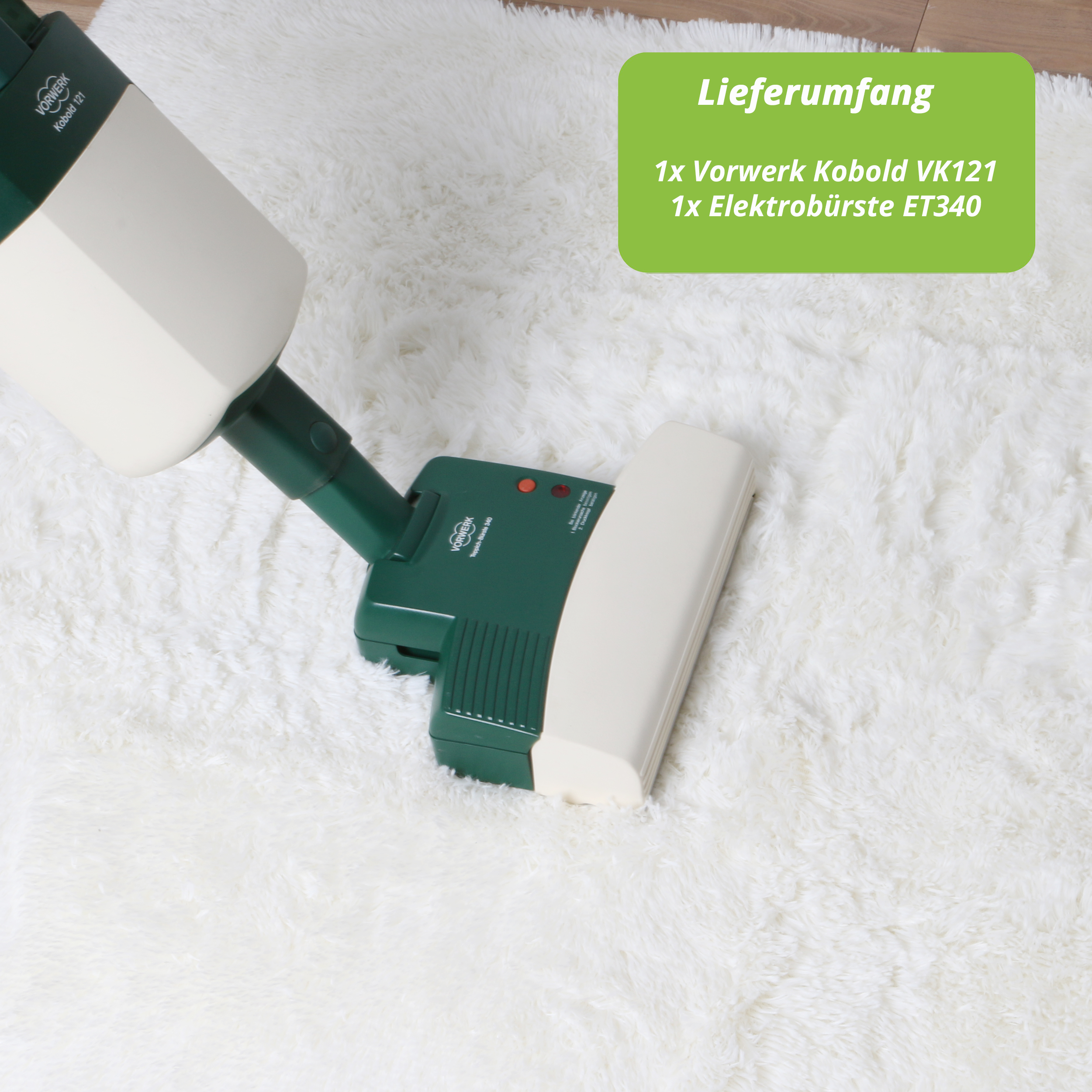 Vorwerk Kobold 121 + ET 340 Generalüberholt mit Garantie