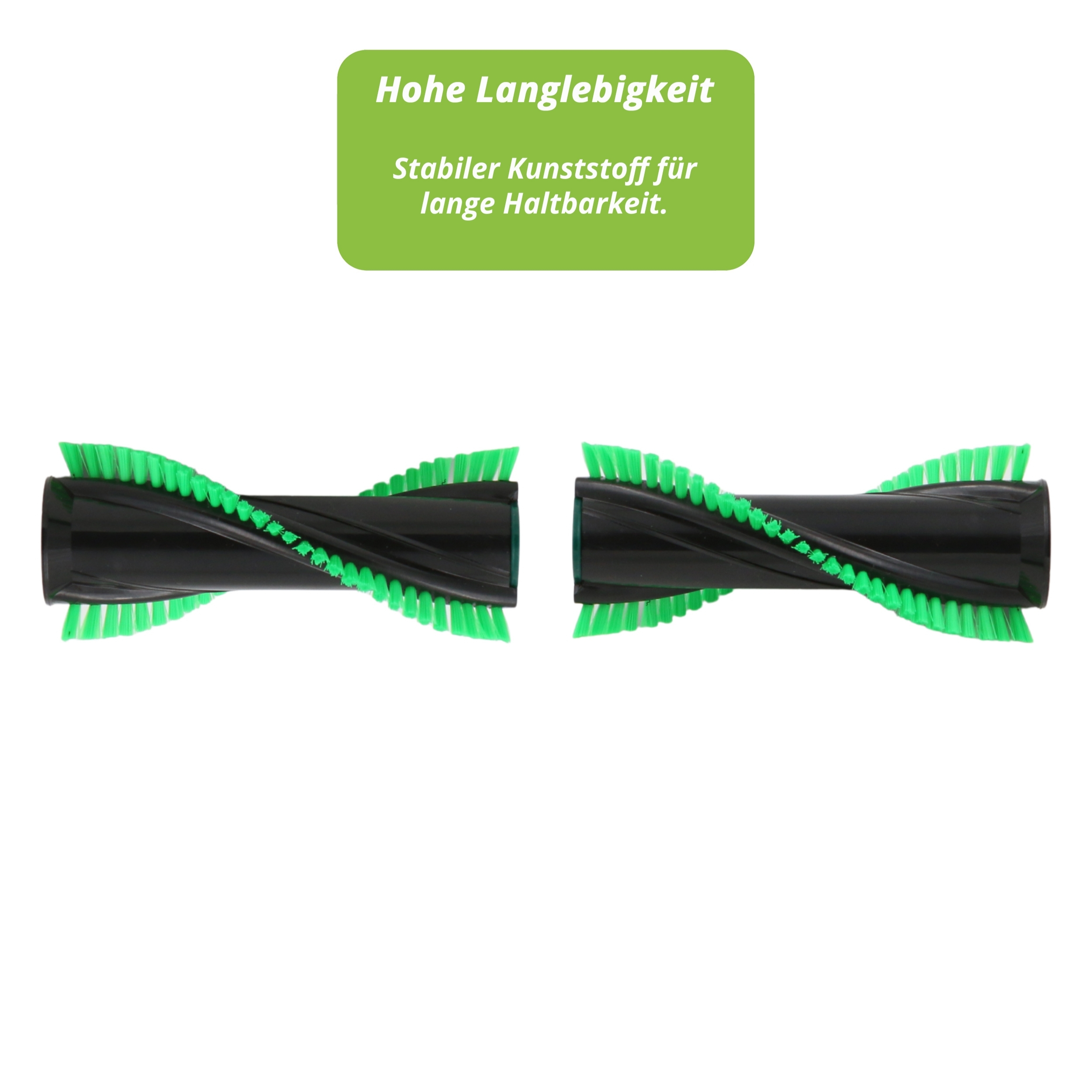 1 Paar hochwertige Rundbürsten, Ersatzbürsten für Vorwerk Elektrobürste EB7