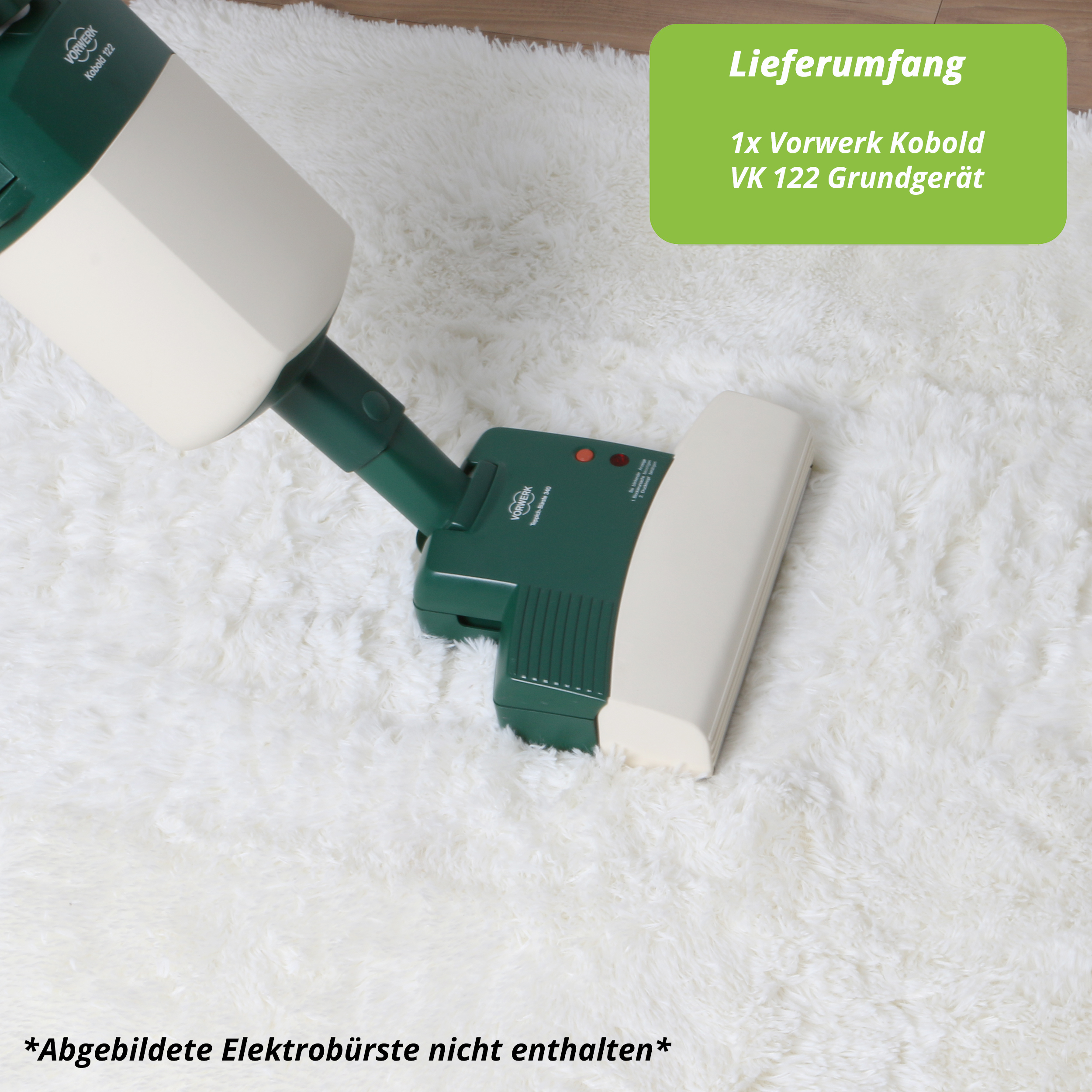 Vorwerk Kobold 122 Grundgerät (ohne Bürste) Generalüberholt mit Garantie