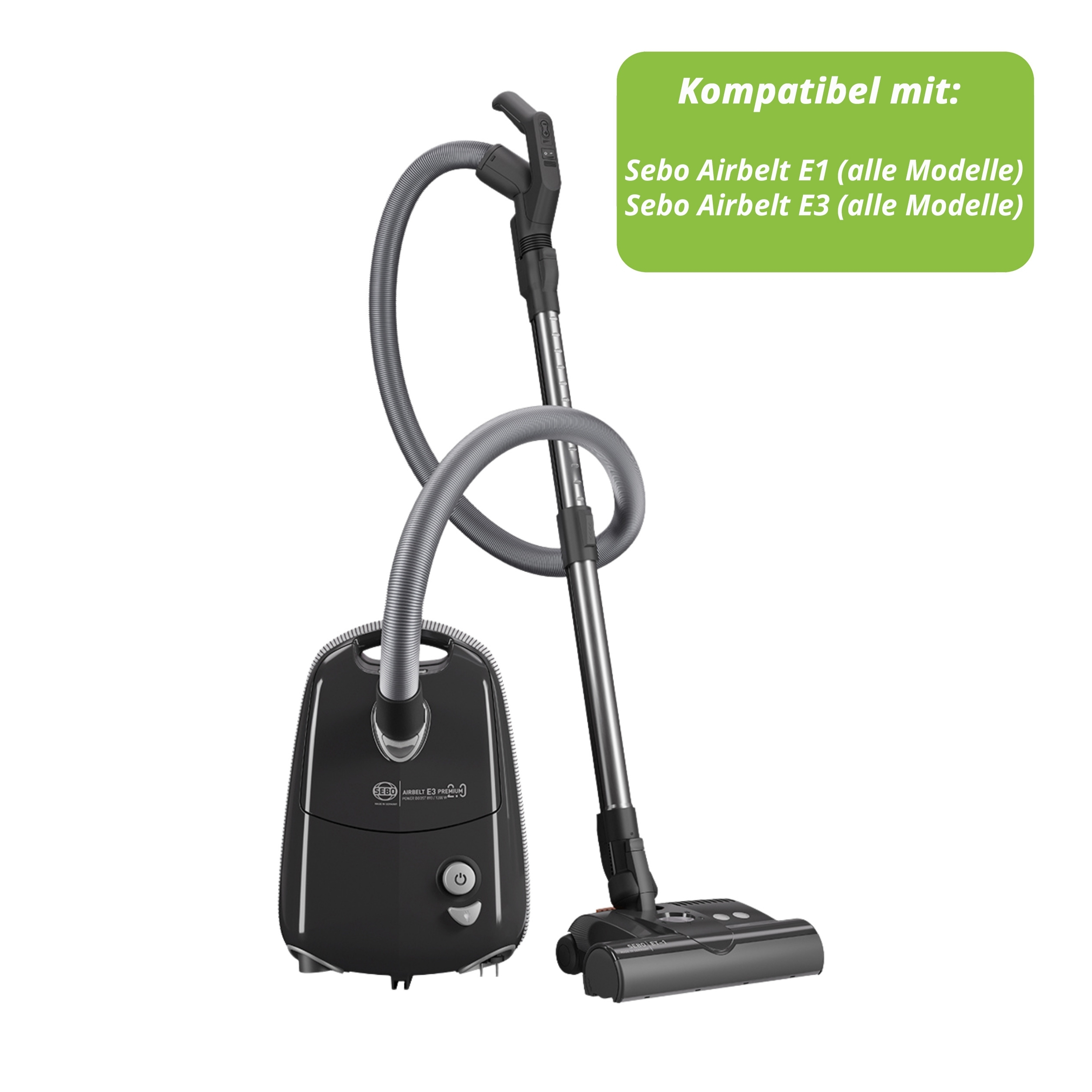 8 original Sebo Staubsaugerbeutel für Sebo Airbelt E1 und E3 alle Modelle