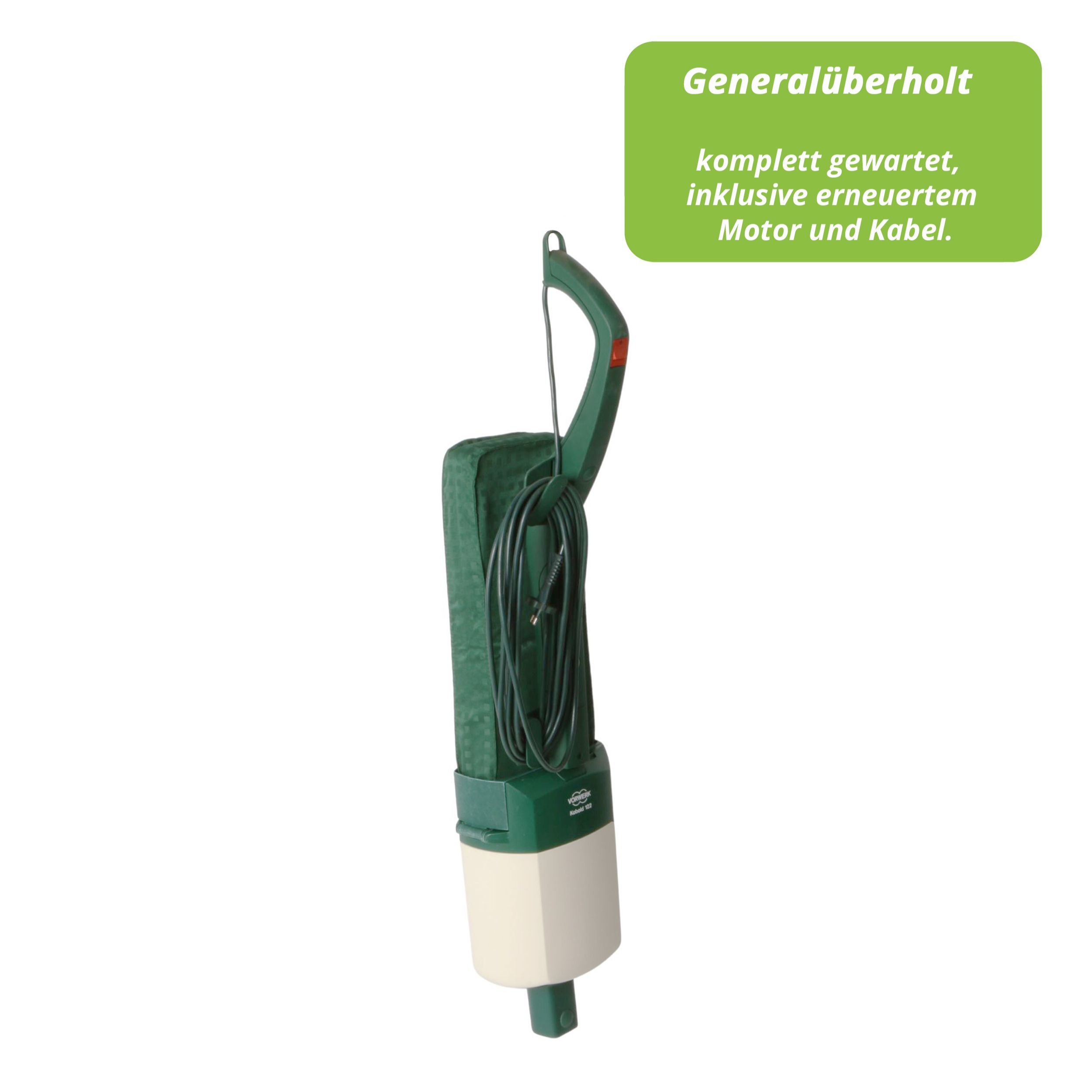 Vorwerk Kobold 122 Grundgerät (ohne Bürste) Generalüberholt mit Garantie