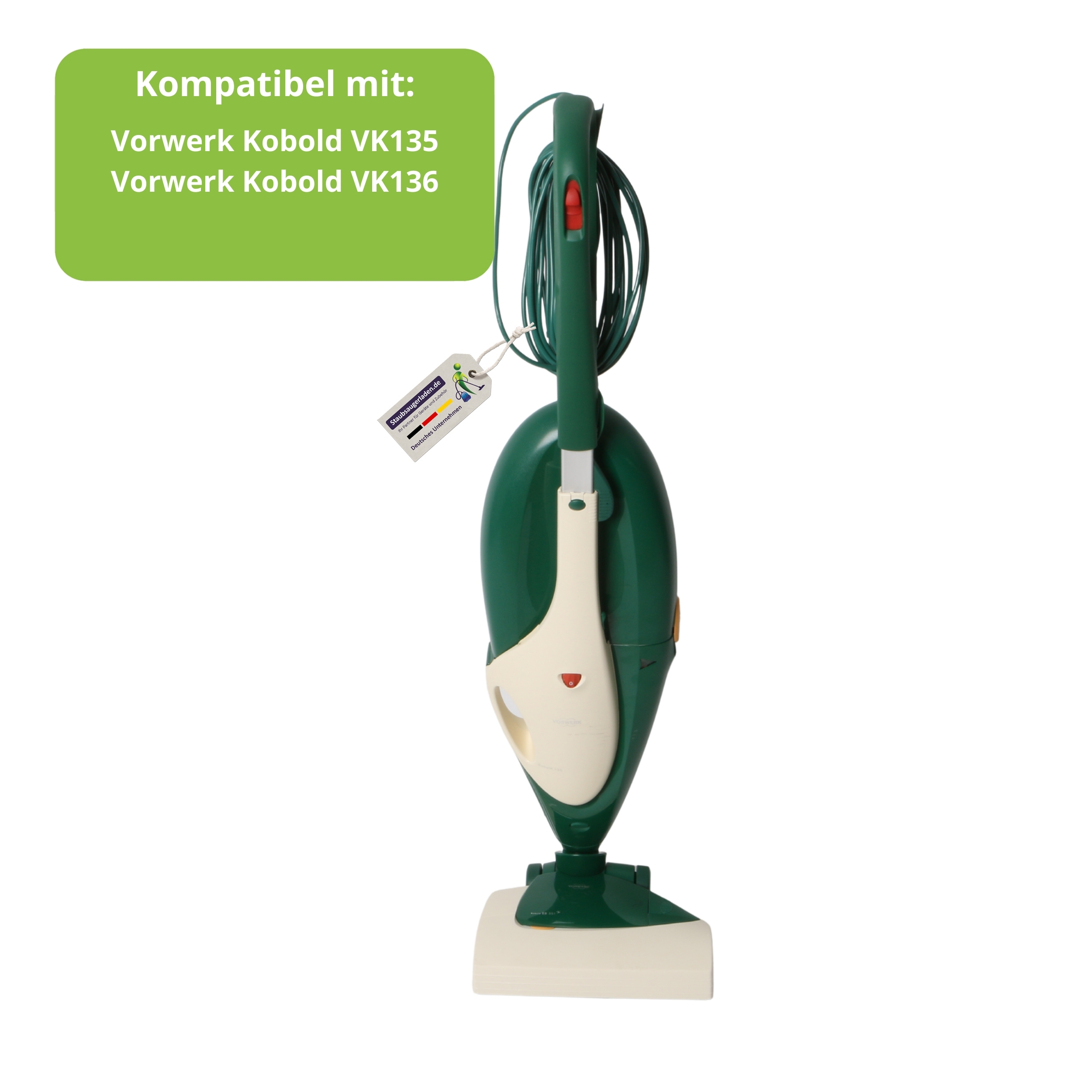 6 hochwertige Staubsaugerbeutel für Vorwerk Kobold VK 135 135sc 136