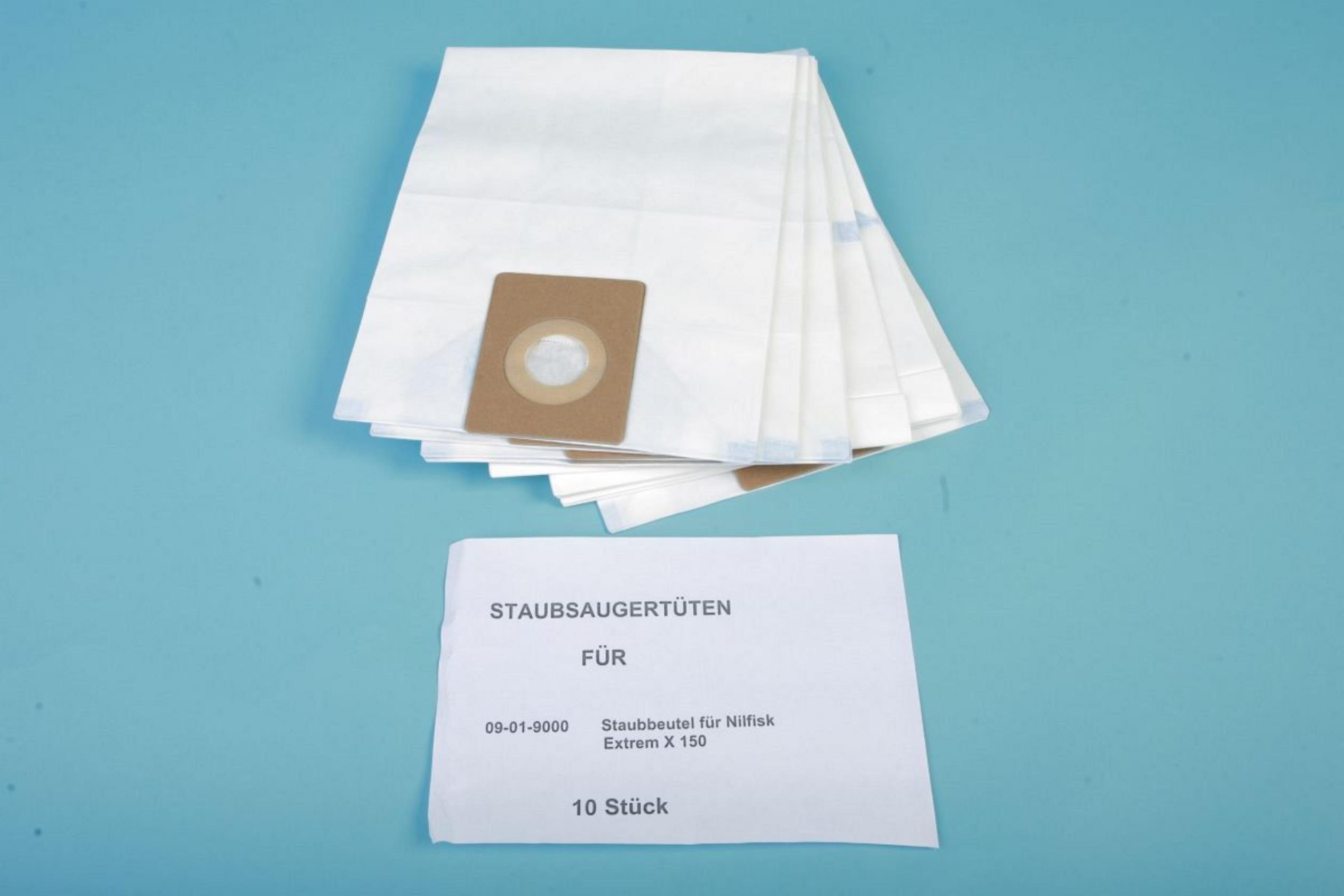 10 Staubsaugerbeutel passend für Nilfisk Alto 210, 300, 230, 520 - Ersatz für Swirl N72,