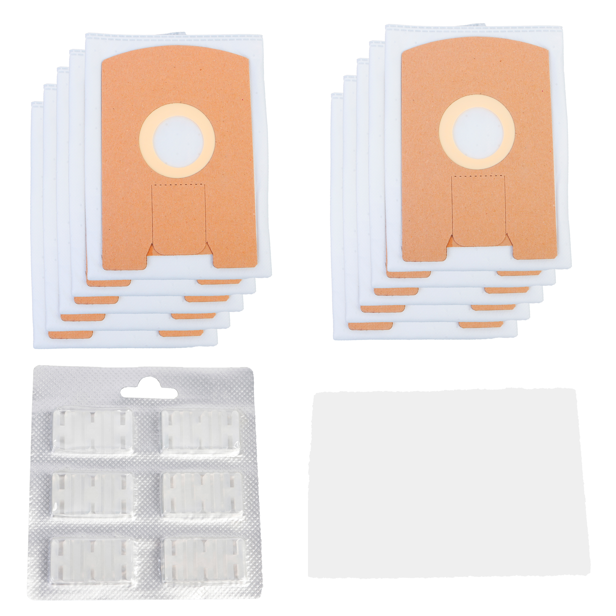 17 teiliges Sparset Filterset für Vorwerk Kobold VT265, VT270, VT300