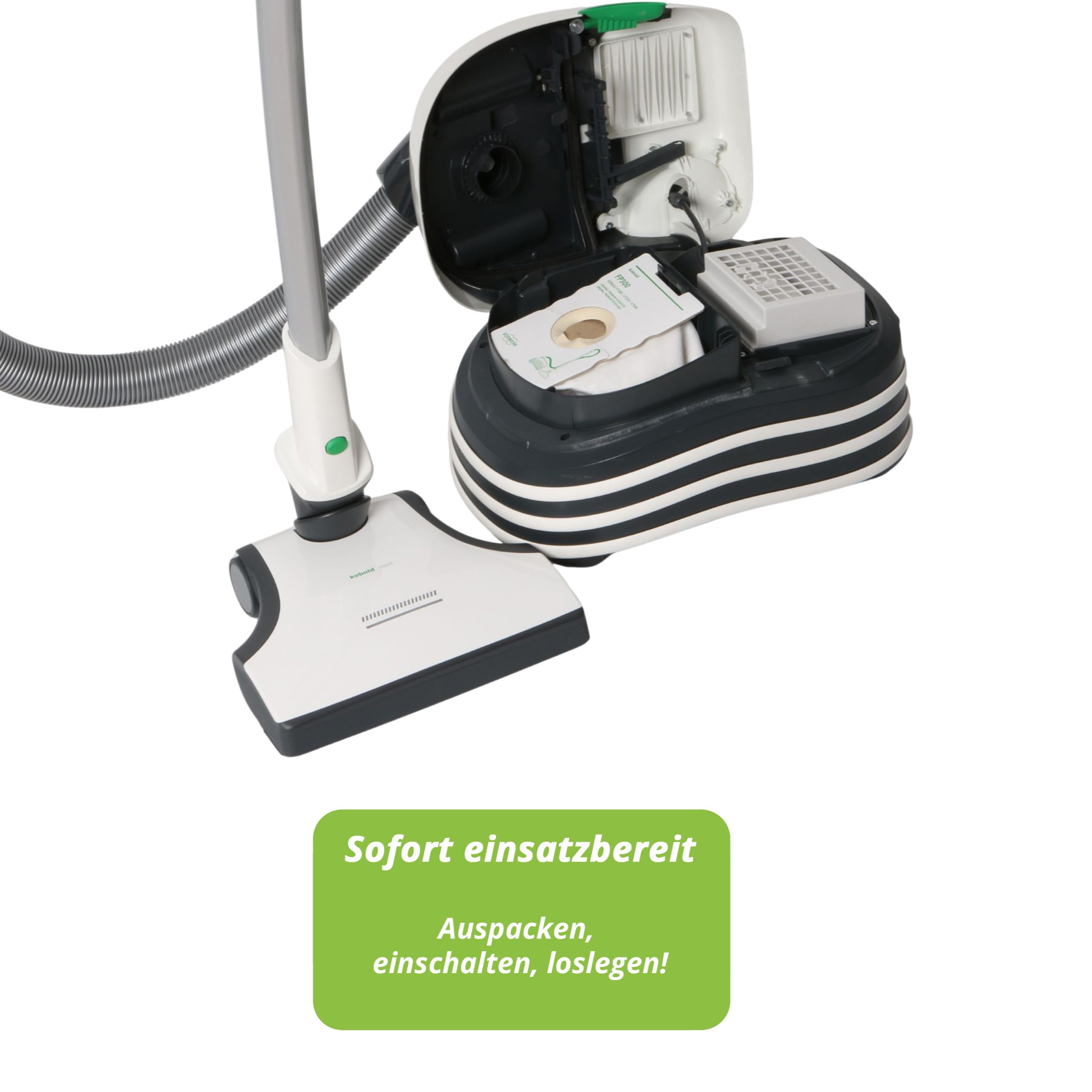 Vorwerk Kobold Tiger VT300 + EB 400 Vorführgerät