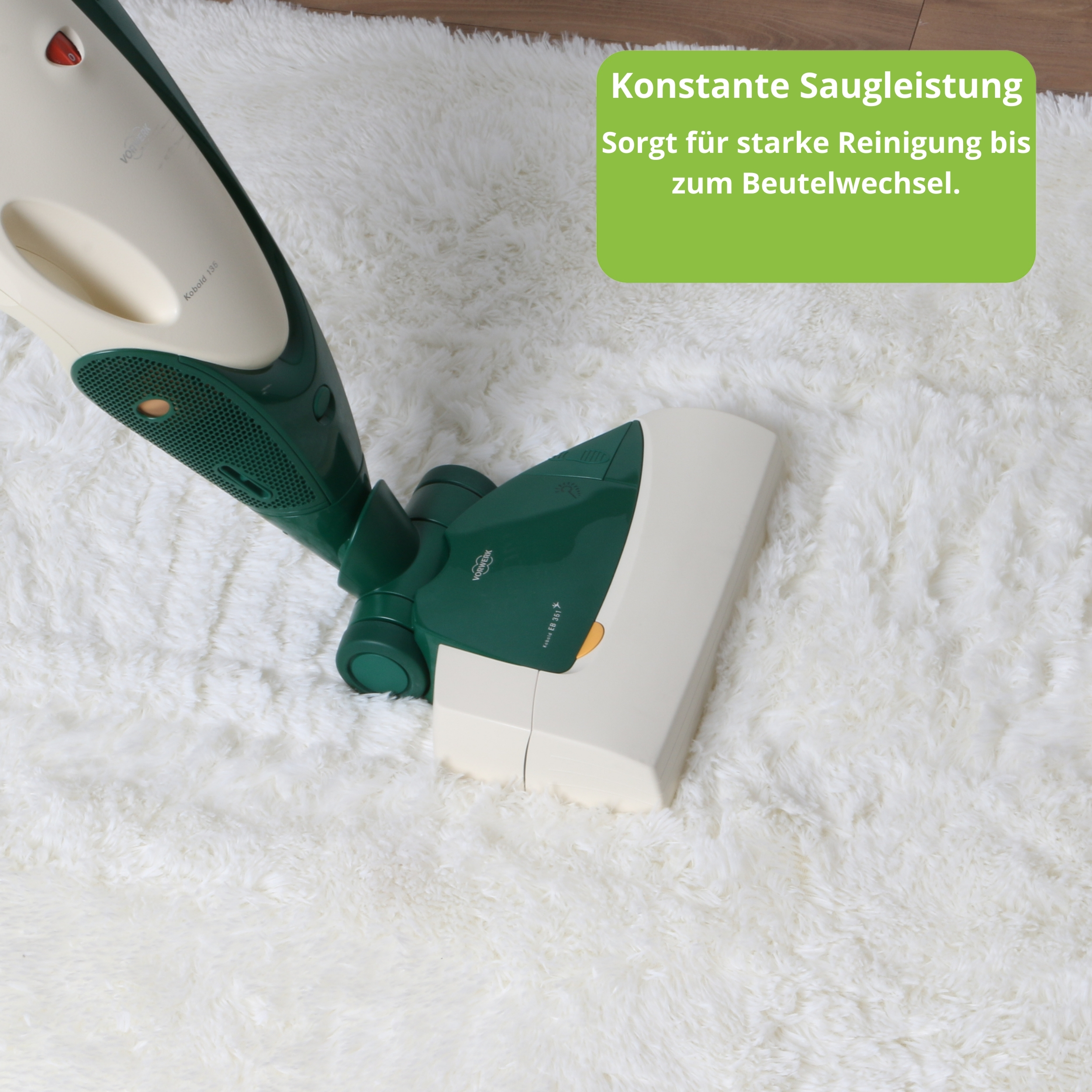 6 hochwertige Staubsaugerbeutel für Vorwerk Kobold VK 135 135sc 136