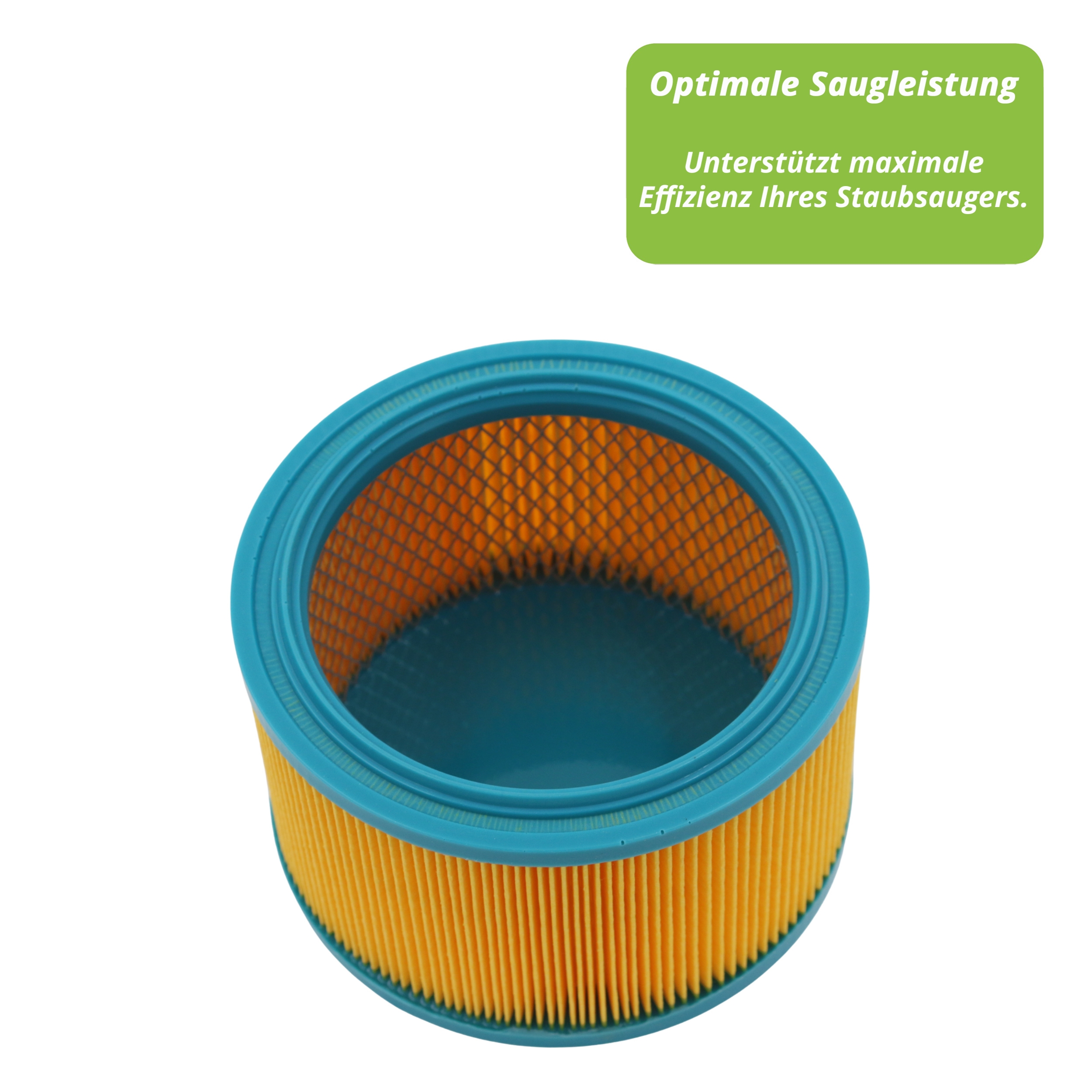 Hochwertiges Filterset Filterpatrone + HEPA Filter passend für Wetrok Monovac & Durovac 6/11, Lamellenfilter