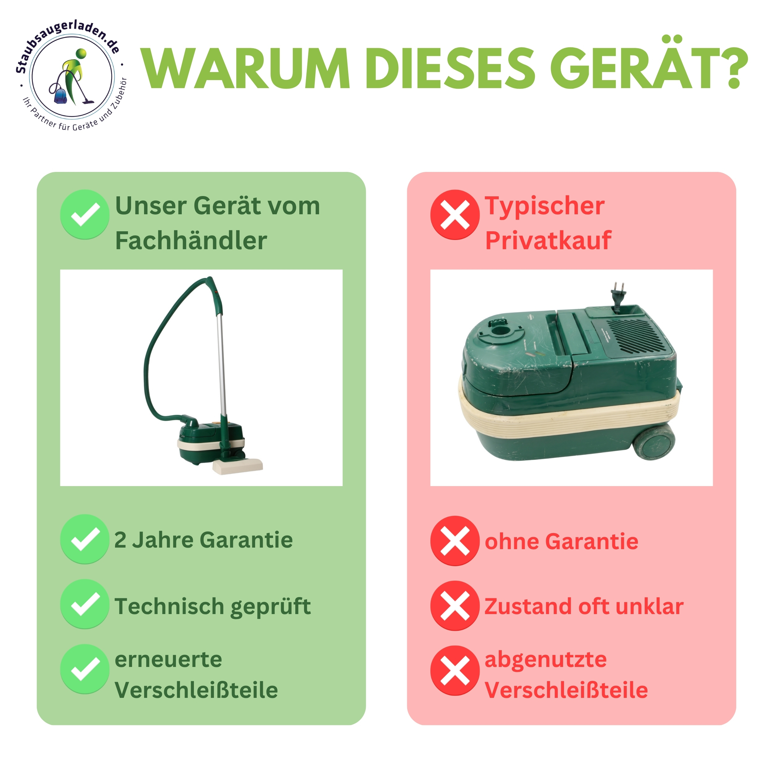 Original Vorwerk Tiger 252 Staubsauger + EB351 Generalüberholt  2 Jahre Garantie